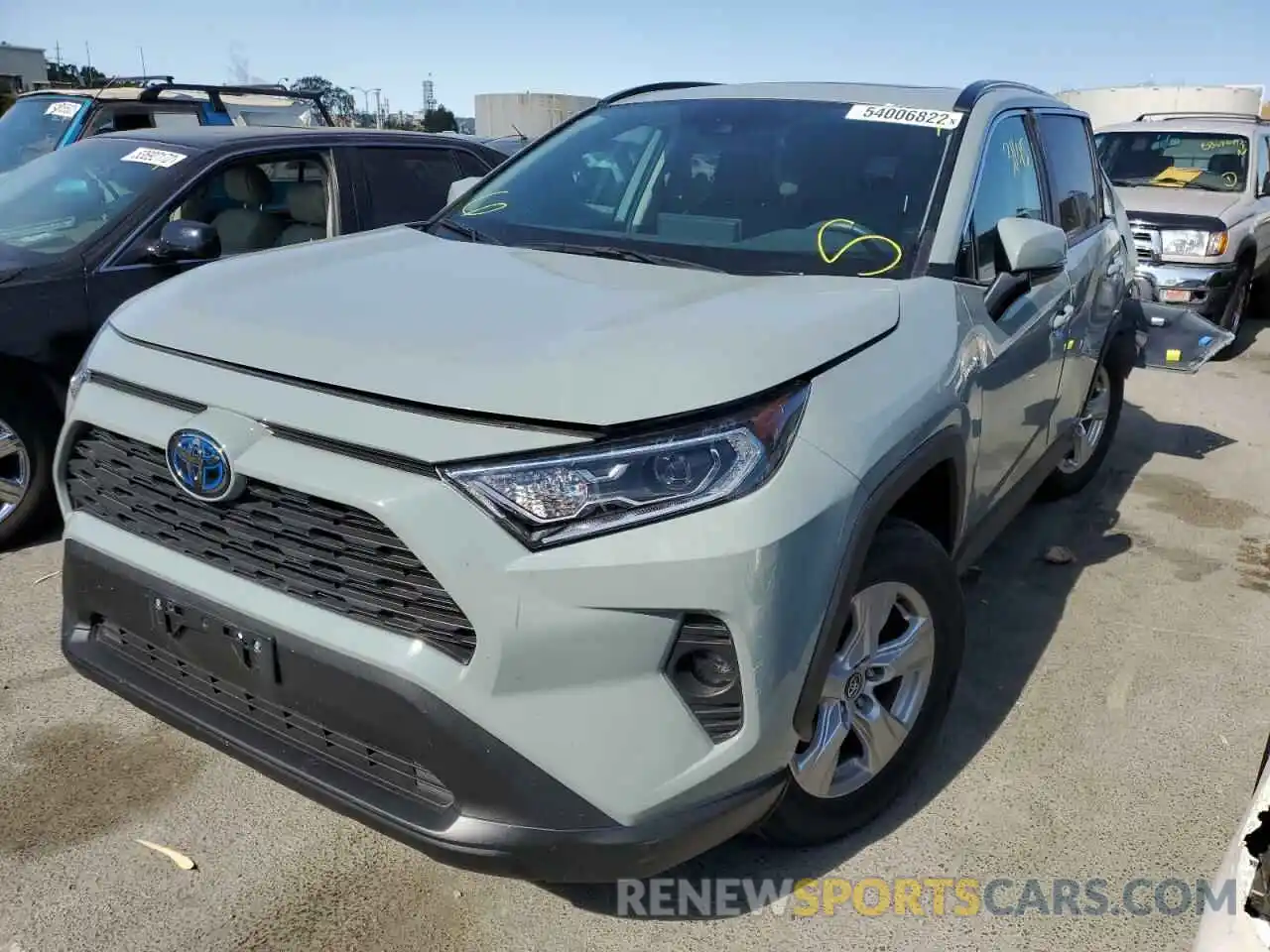 2 Фотография поврежденного автомобиля 2T3RWRFVXLW063684 TOYOTA RAV4 2020