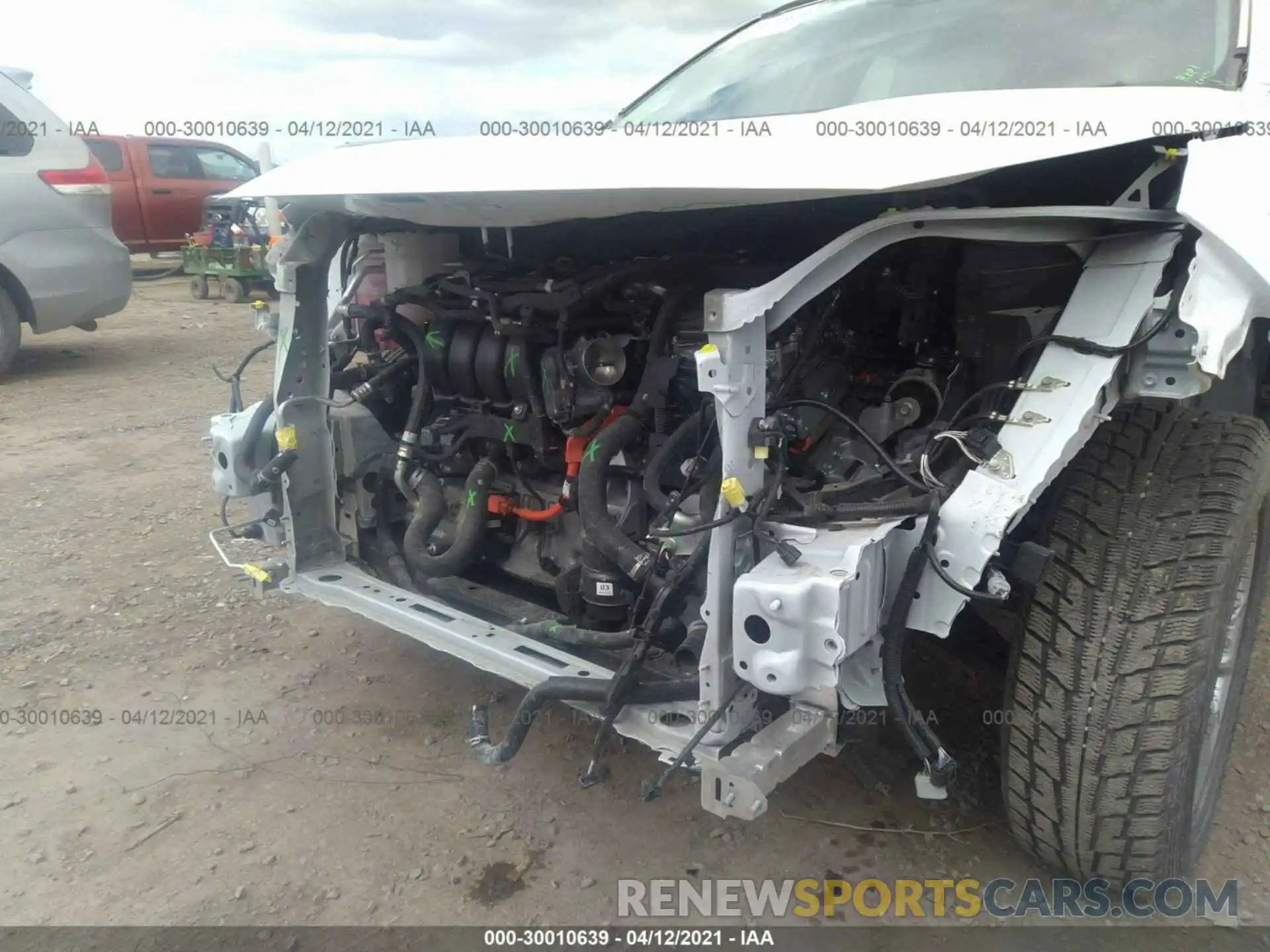 6 Фотография поврежденного автомобиля 2T3RWRFVXLW081442 TOYOTA RAV4 2020