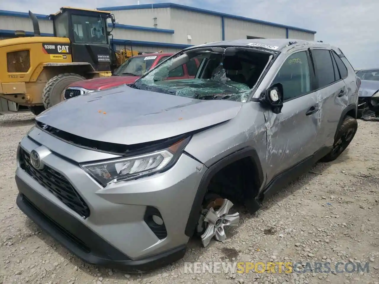 2 Photograph of a damaged car 2T3W1RFV0LC043804 TOYOTA RAV4 2020