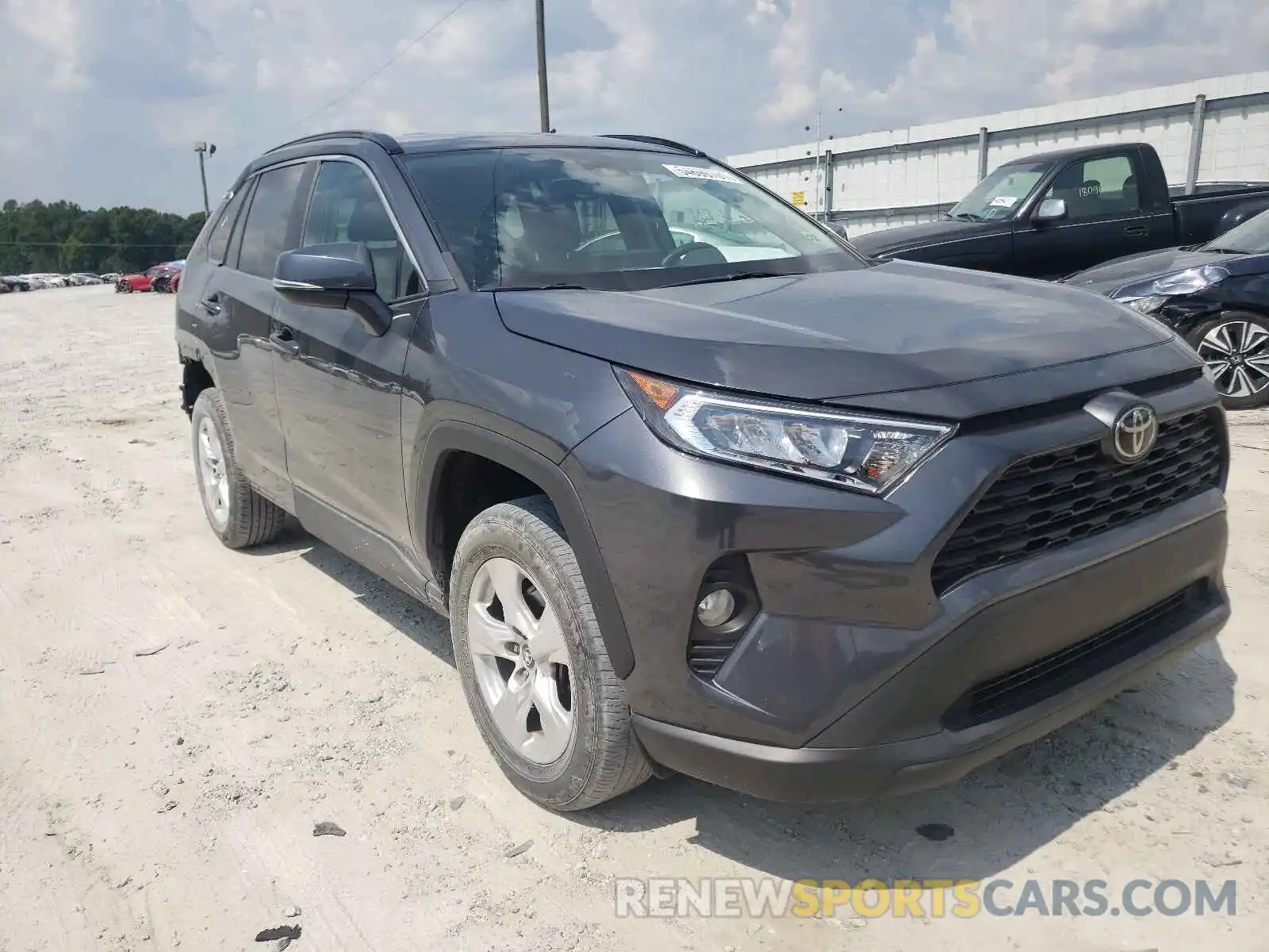 1 Photograph of a damaged car 2T3W1RFV0LC046198 TOYOTA RAV4 2020