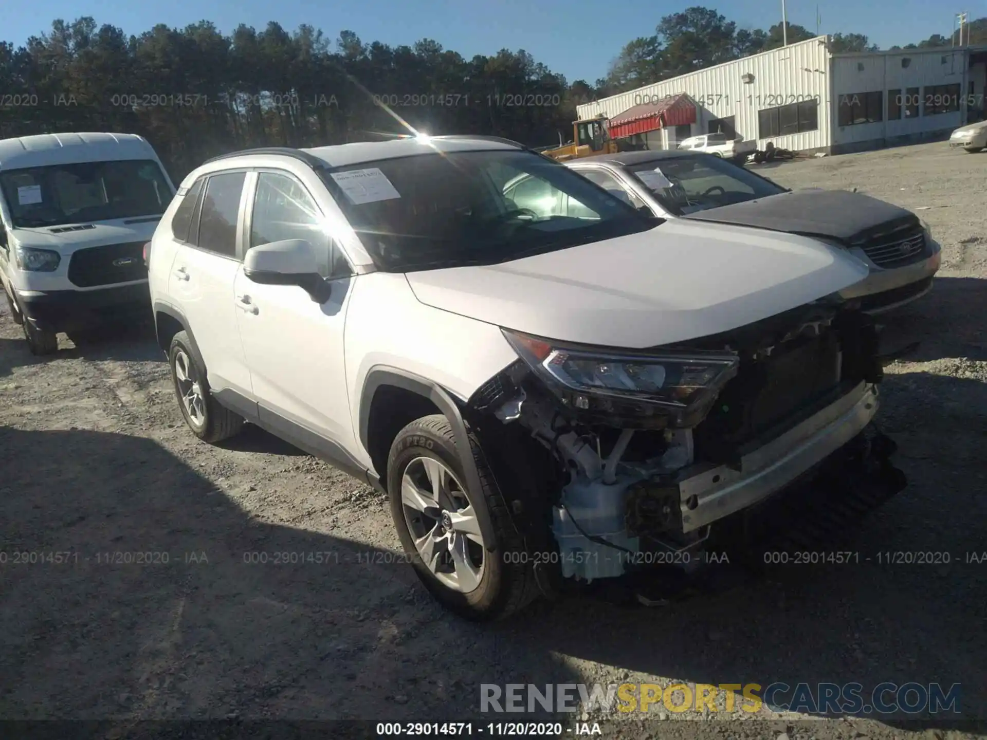 1 Photograph of a damaged car 2T3W1RFV0LC047836 TOYOTA RAV4 2020