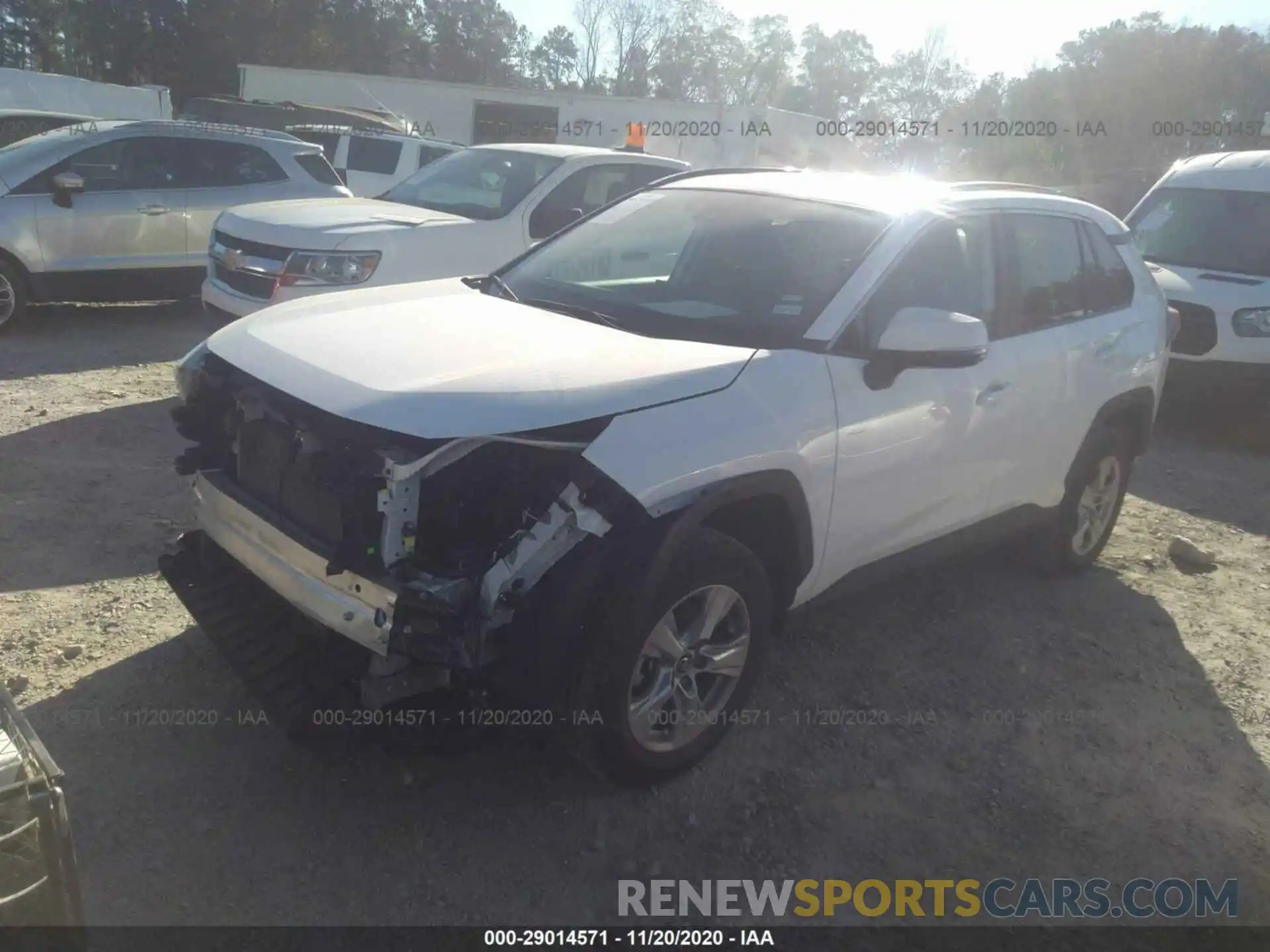 2 Photograph of a damaged car 2T3W1RFV0LC047836 TOYOTA RAV4 2020