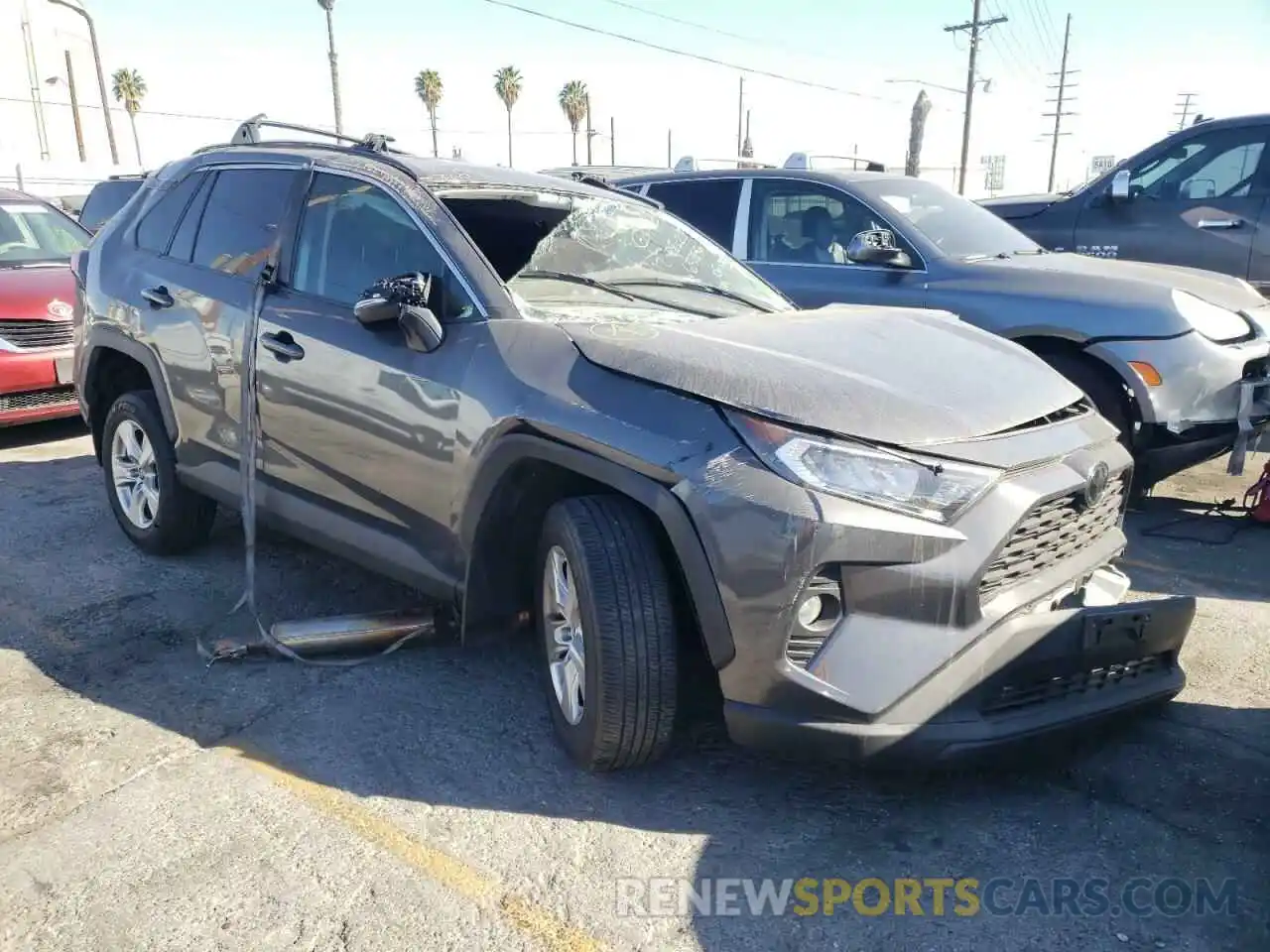 1 Photograph of a damaged car 2T3W1RFV0LC049439 TOYOTA RAV4 2020