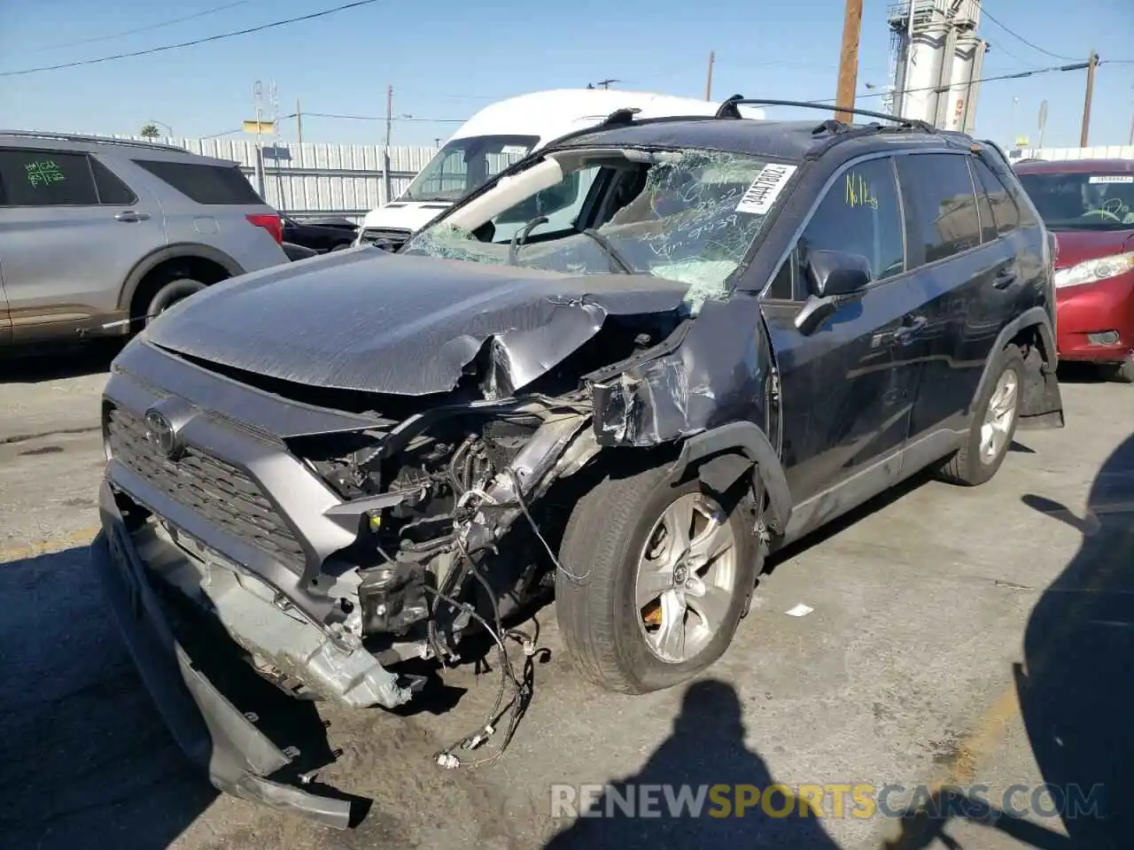 2 Photograph of a damaged car 2T3W1RFV0LC049439 TOYOTA RAV4 2020