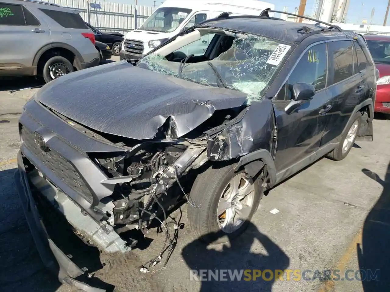 9 Photograph of a damaged car 2T3W1RFV0LC049439 TOYOTA RAV4 2020