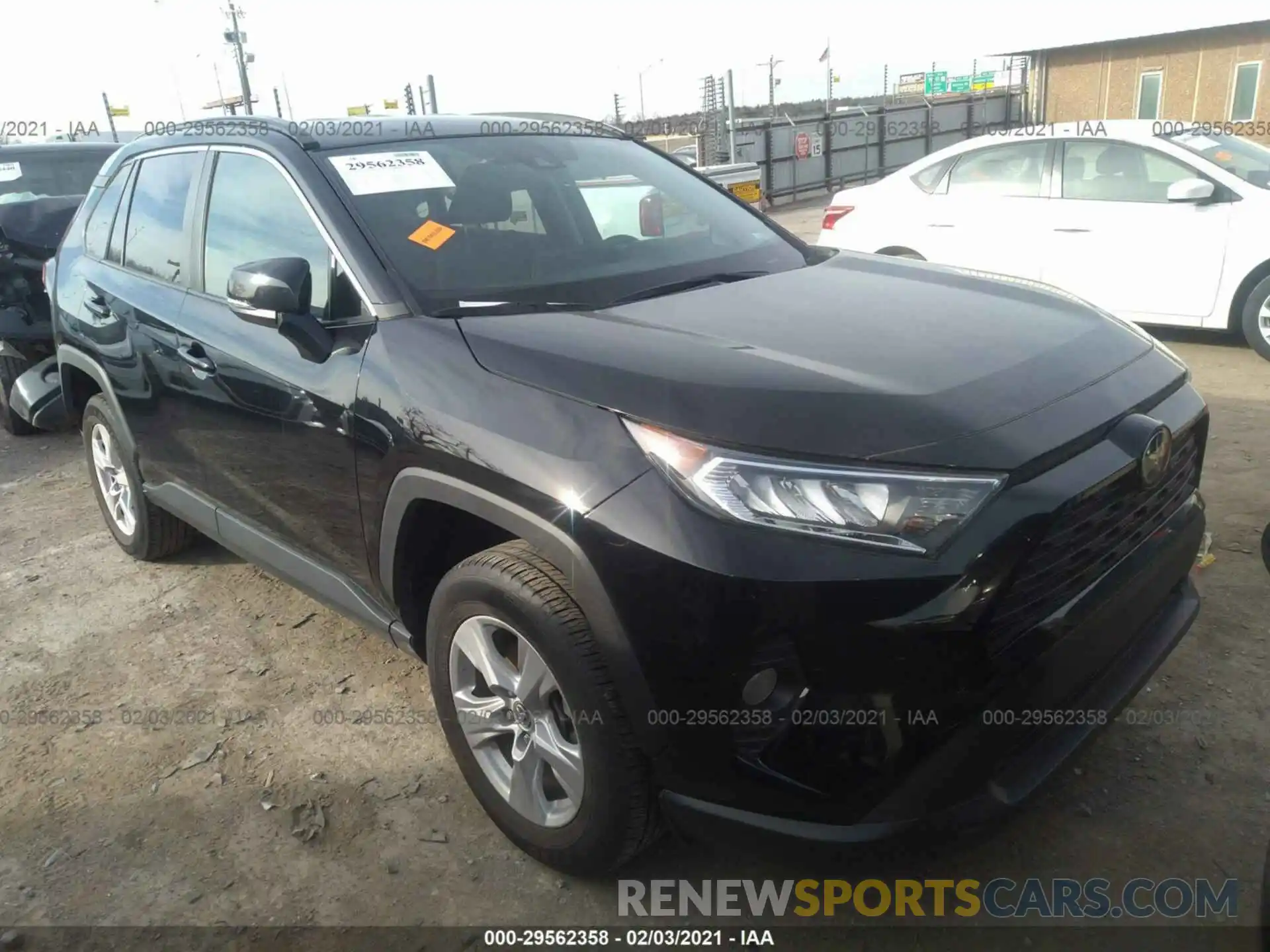 1 Photograph of a damaged car 2T3W1RFV0LC050994 TOYOTA RAV4 2020