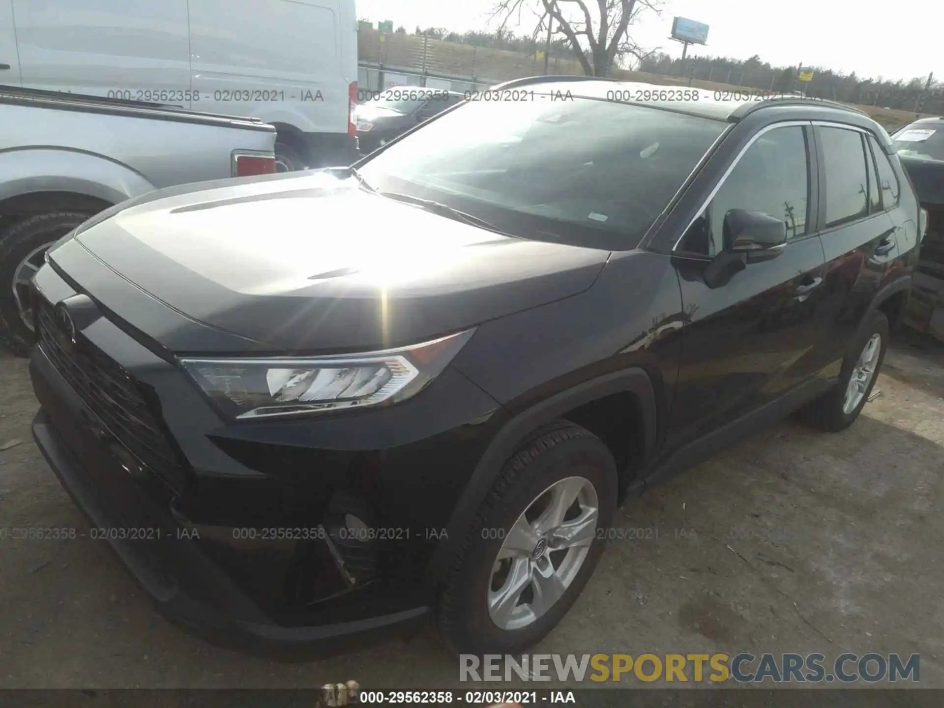 2 Photograph of a damaged car 2T3W1RFV0LC050994 TOYOTA RAV4 2020