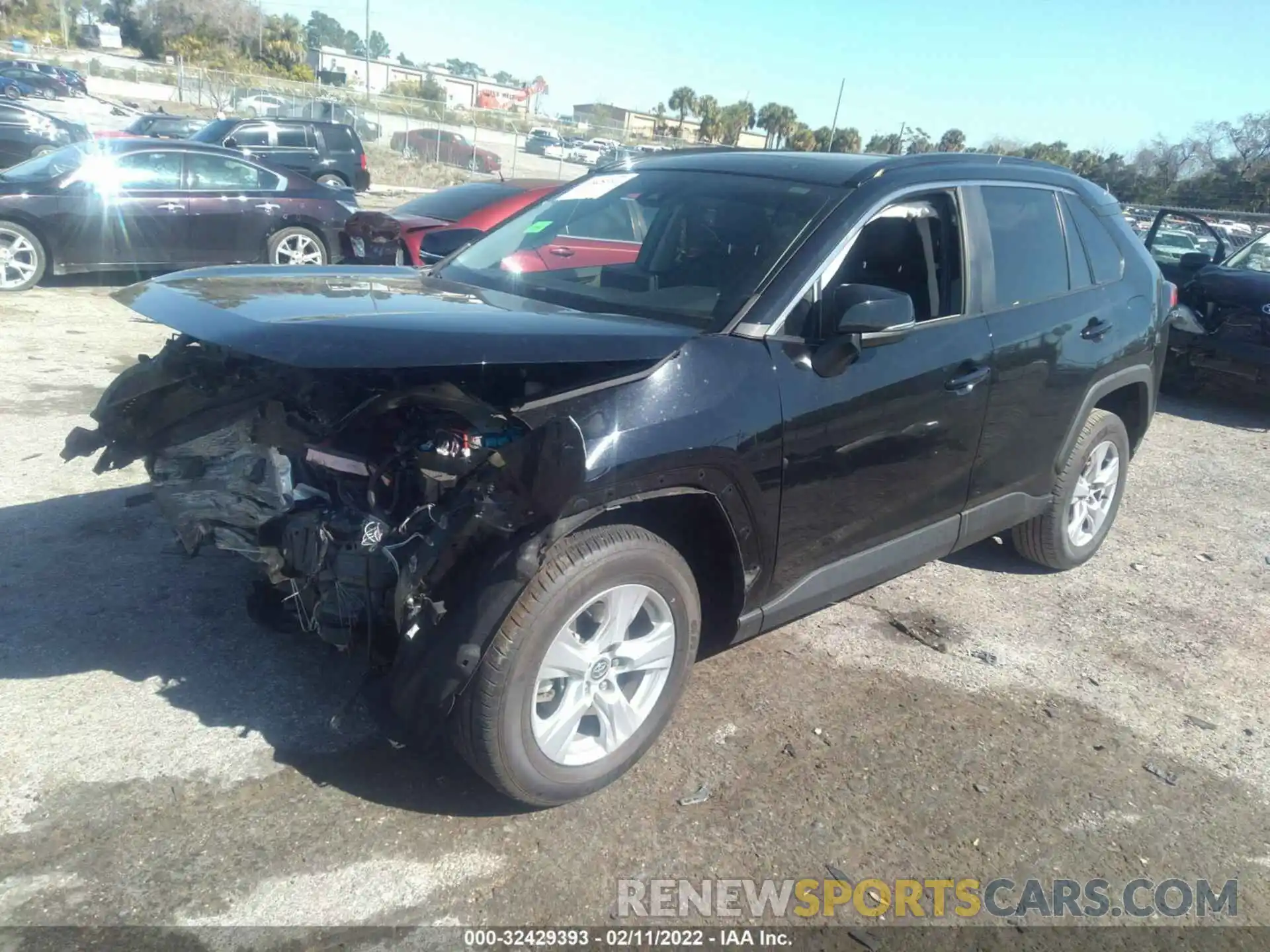 2 Photograph of a damaged car 2T3W1RFV0LC053801 TOYOTA RAV4 2020