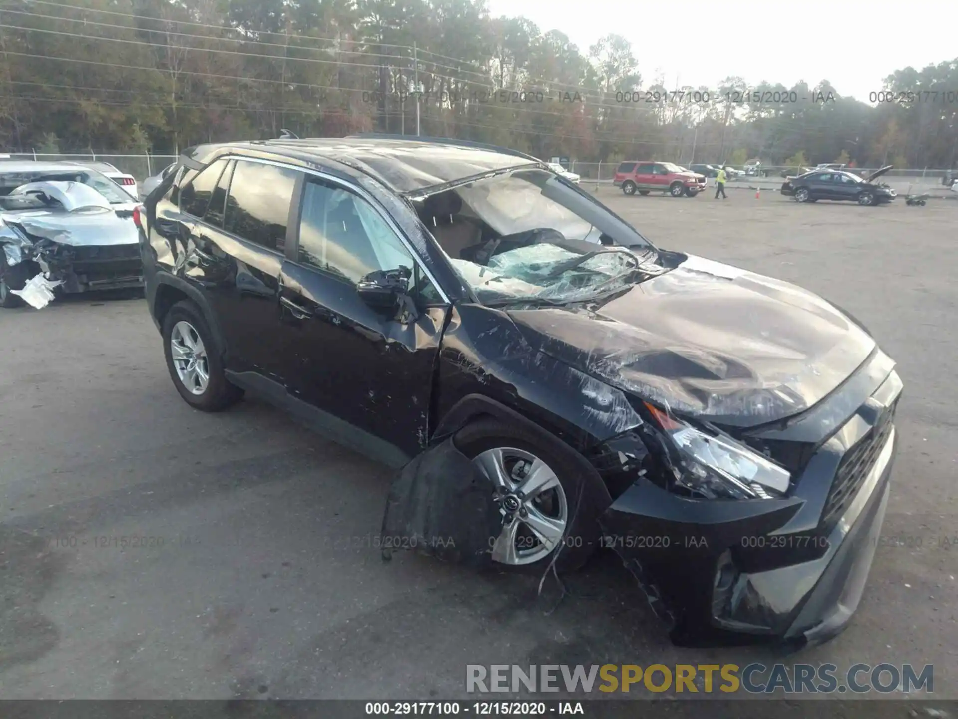 1 Photograph of a damaged car 2T3W1RFV0LC056293 TOYOTA RAV4 2020