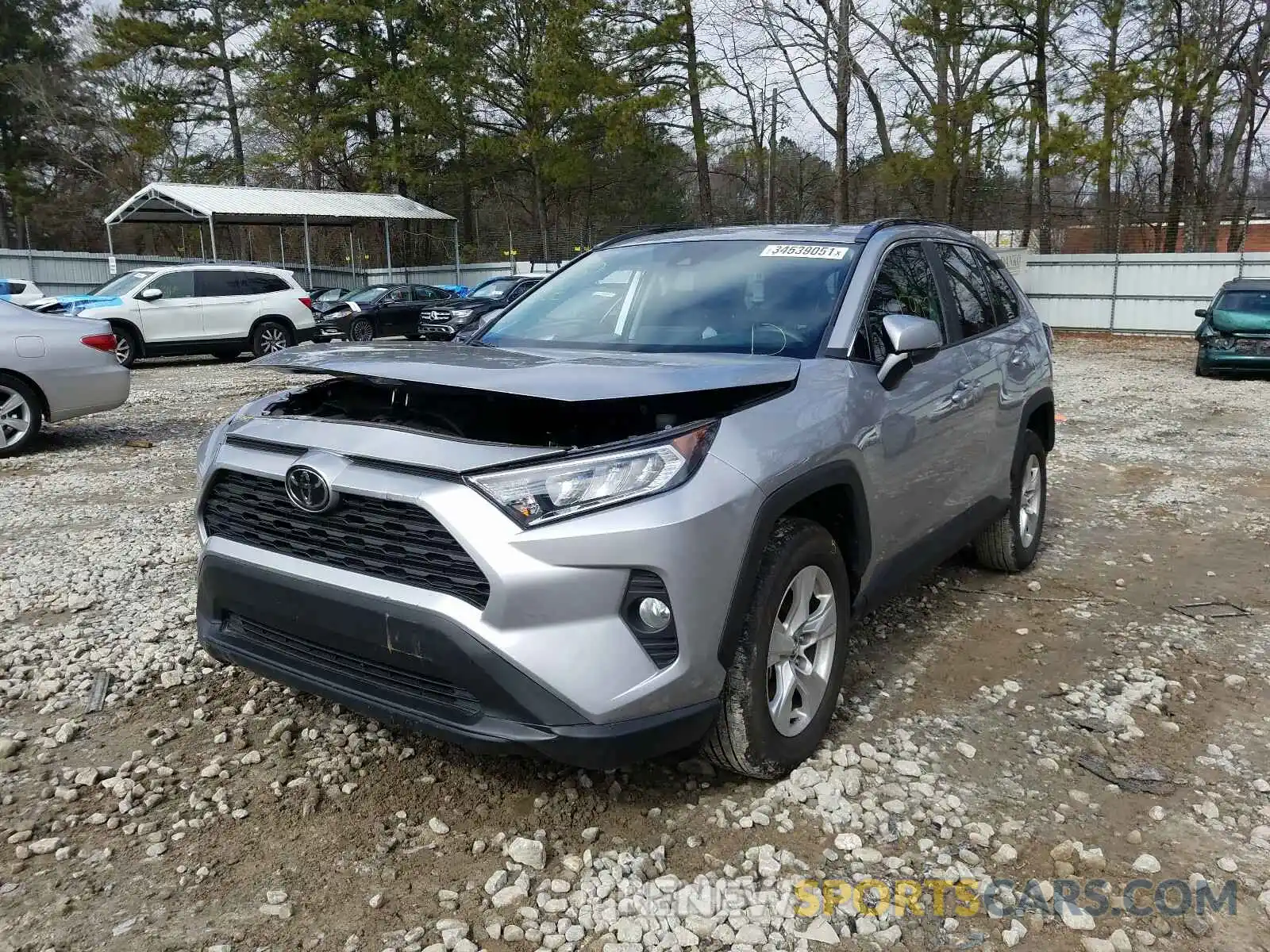 2 Photograph of a damaged car 2T3W1RFV0LC056844 TOYOTA RAV4 2020