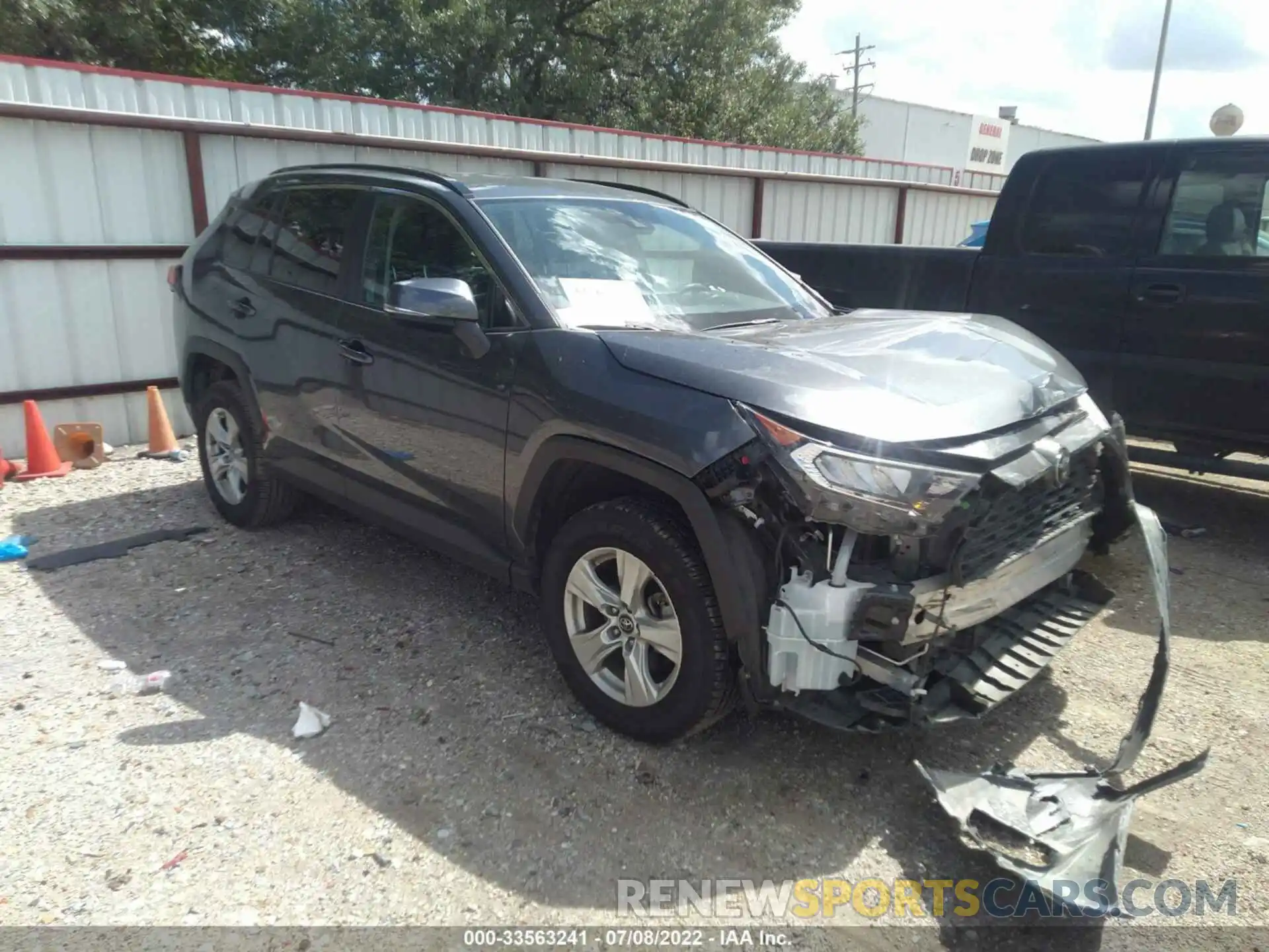 1 Photograph of a damaged car 2T3W1RFV0LC060358 TOYOTA RAV4 2020