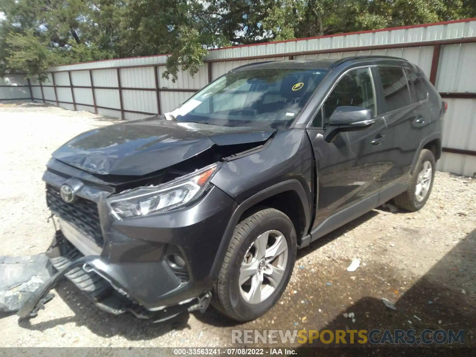 2 Photograph of a damaged car 2T3W1RFV0LC060358 TOYOTA RAV4 2020