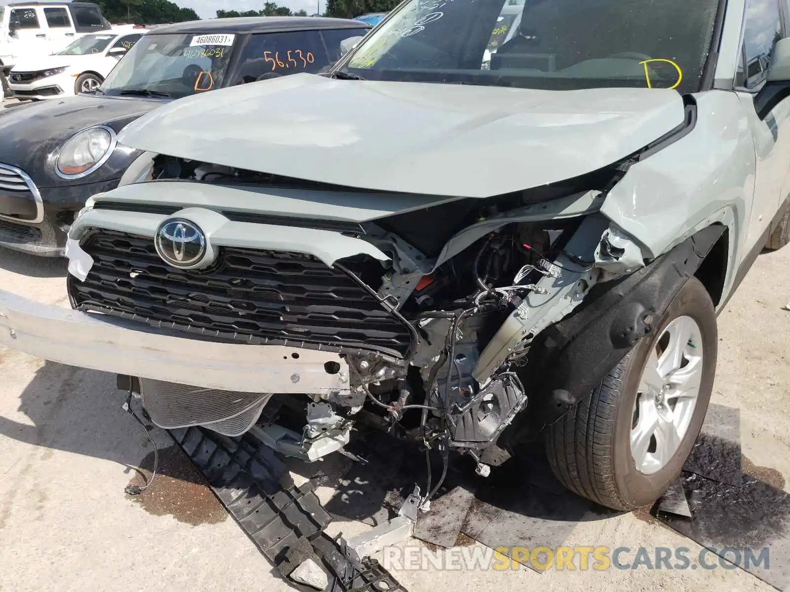 9 Фотография поврежденного автомобиля 2T3W1RFV0LC077287 TOYOTA RAV4 2020