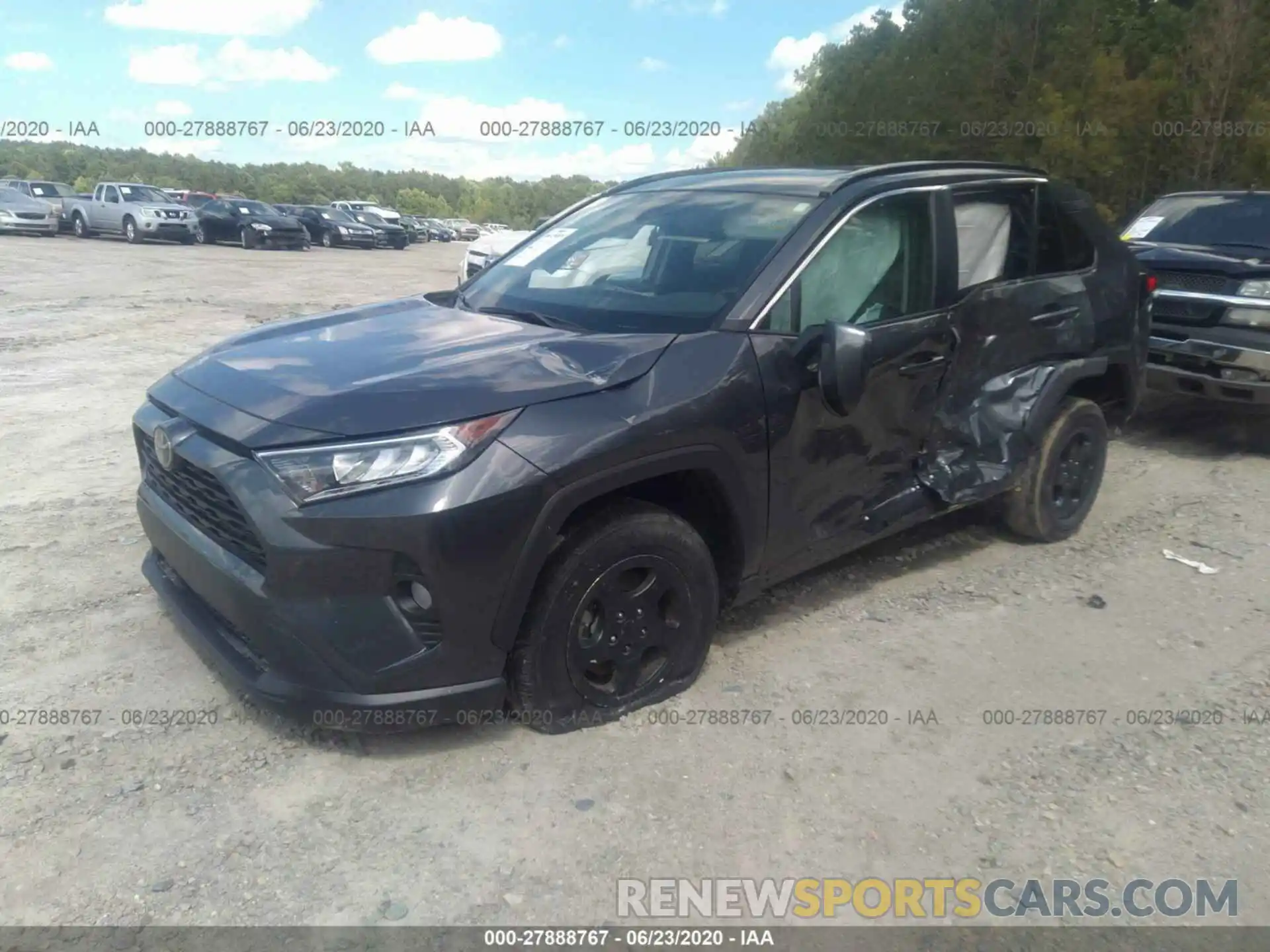 2 Photograph of a damaged car 2T3W1RFV0LW057667 TOYOTA RAV4 2020