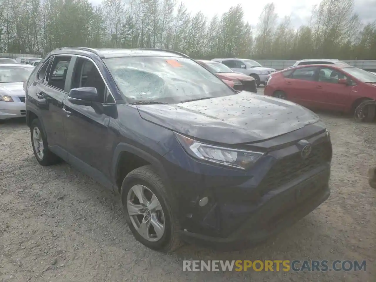 1 Photograph of a damaged car 2T3W1RFV0LW071312 TOYOTA RAV4 2020