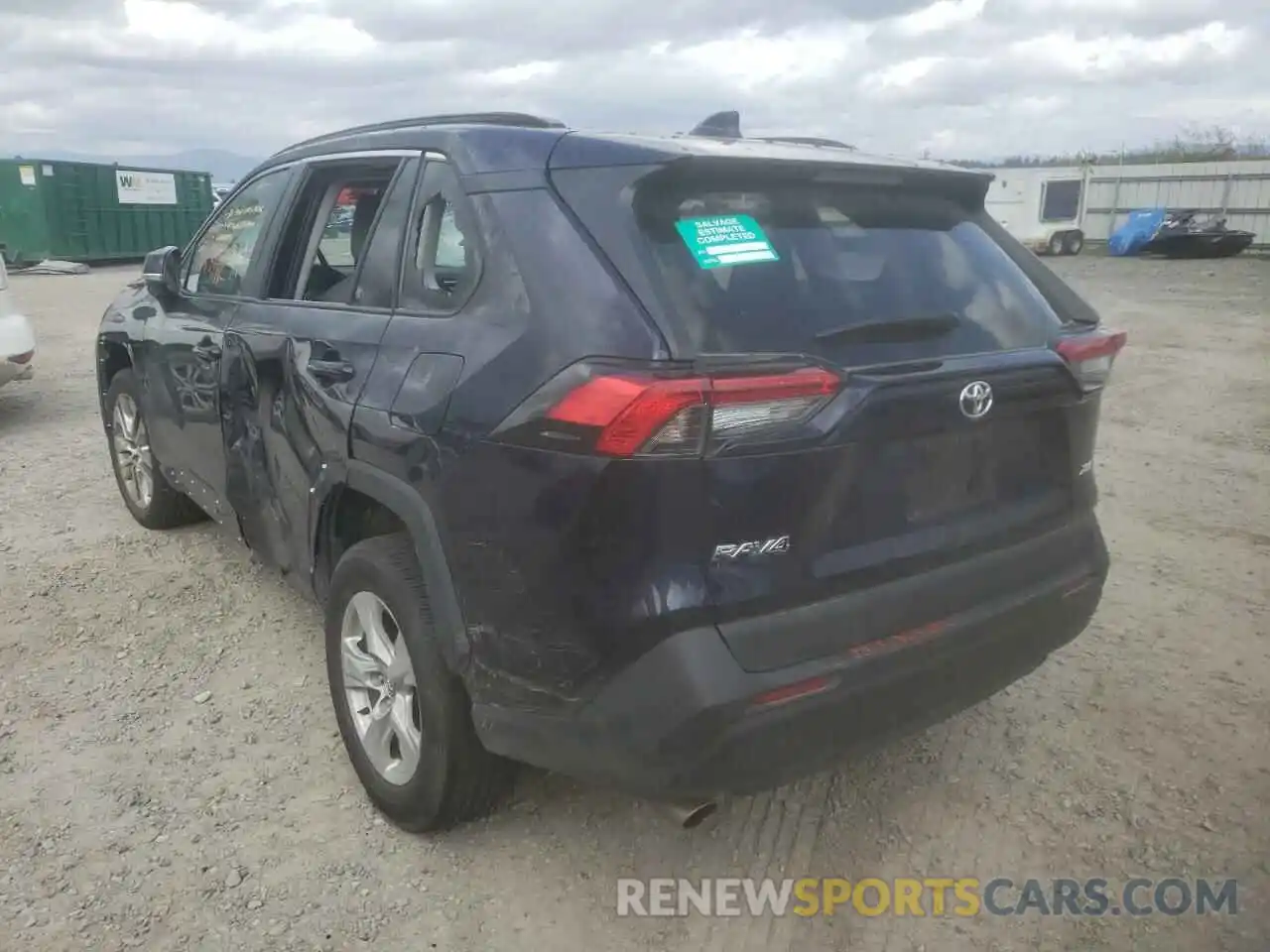 3 Photograph of a damaged car 2T3W1RFV0LW071312 TOYOTA RAV4 2020