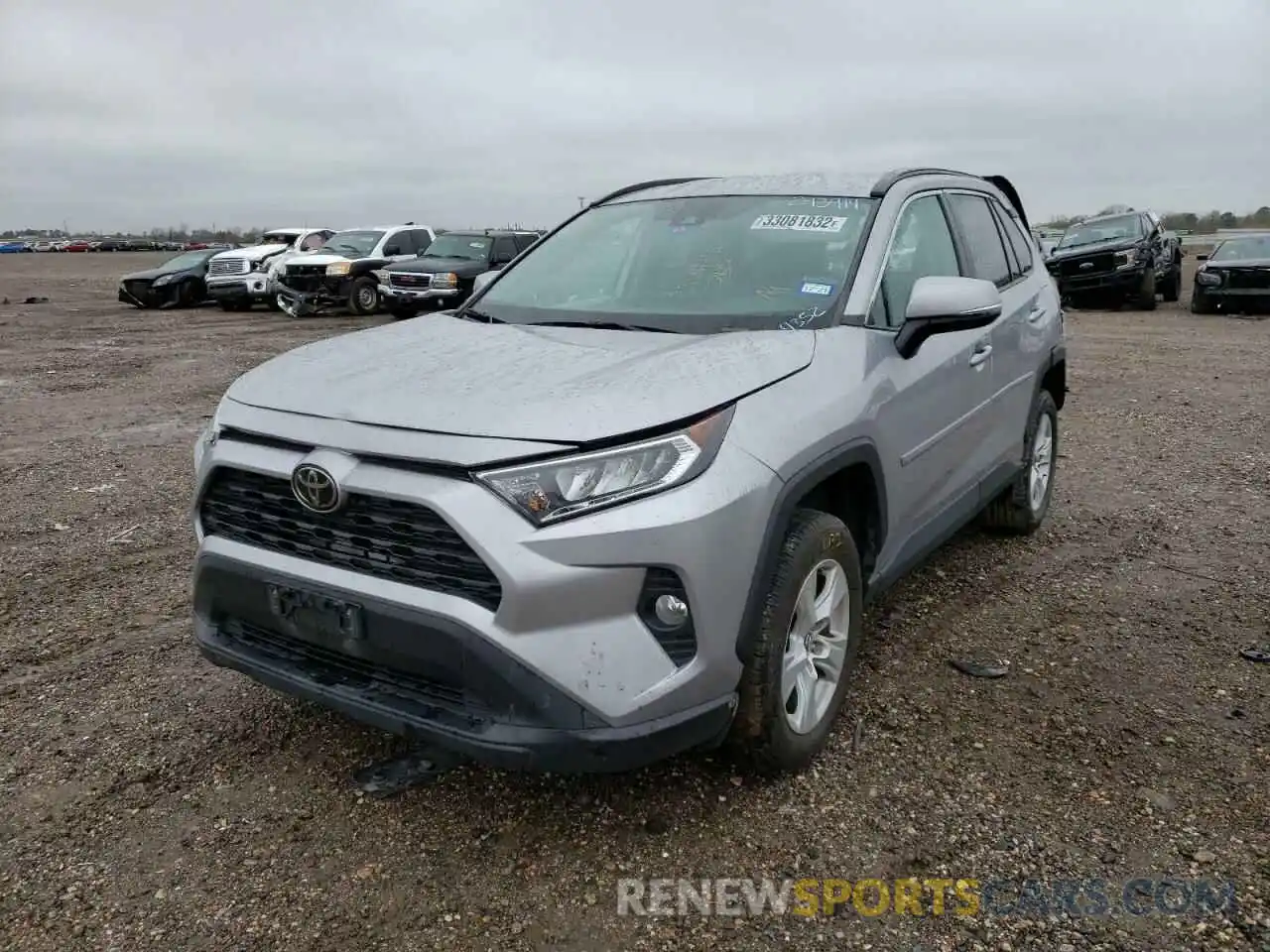 2 Photograph of a damaged car 2T3W1RFV1LC034352 TOYOTA RAV4 2020