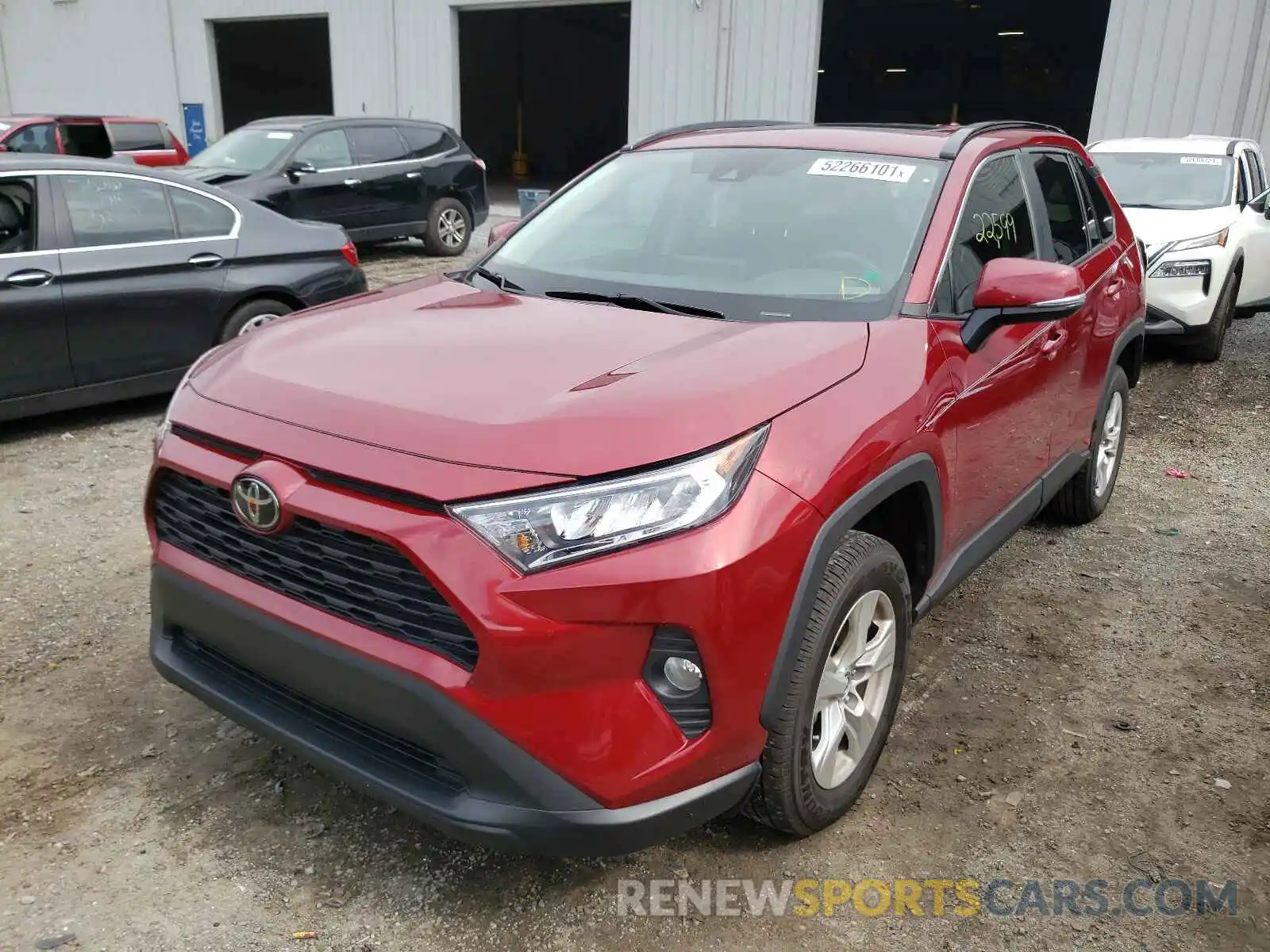 2 Photograph of a damaged car 2T3W1RFV1LC038725 TOYOTA RAV4 2020