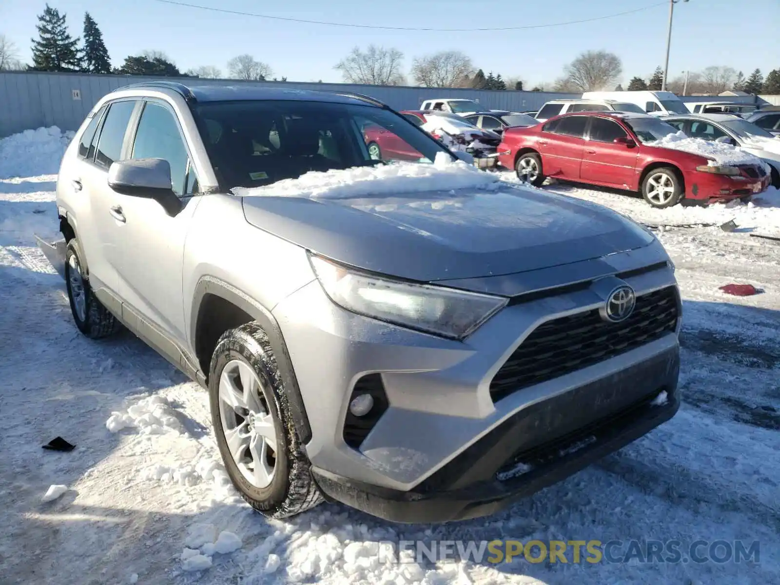 1 Photograph of a damaged car 2T3W1RFV1LC045805 TOYOTA RAV4 2020