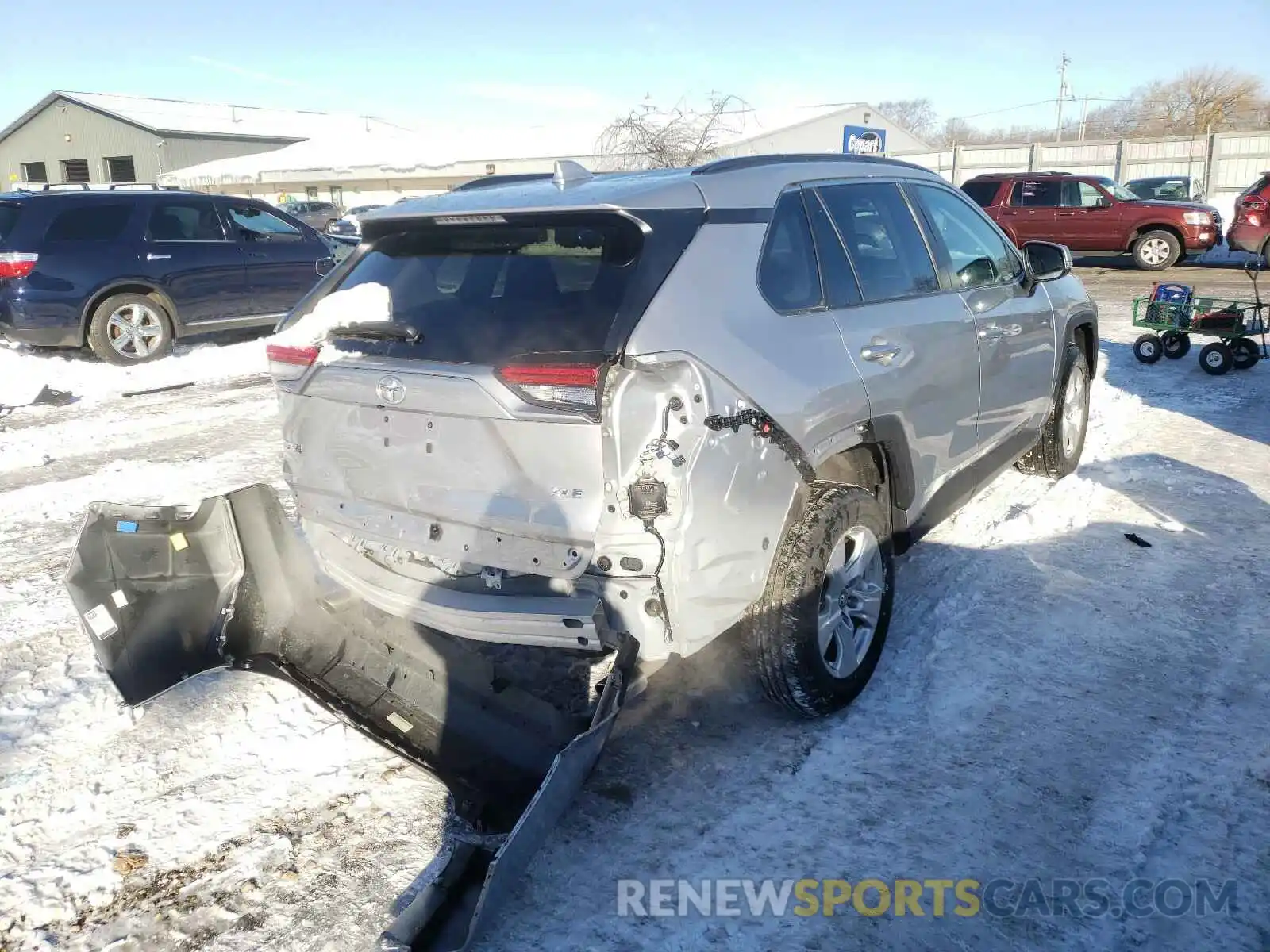 4 Photograph of a damaged car 2T3W1RFV1LC045805 TOYOTA RAV4 2020