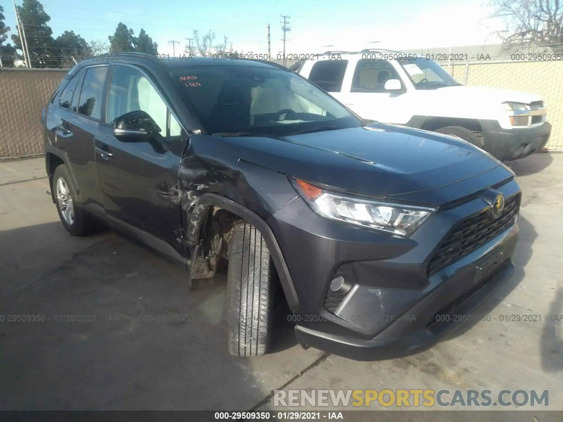 1 Photograph of a damaged car 2T3W1RFV1LC046937 TOYOTA RAV4 2020