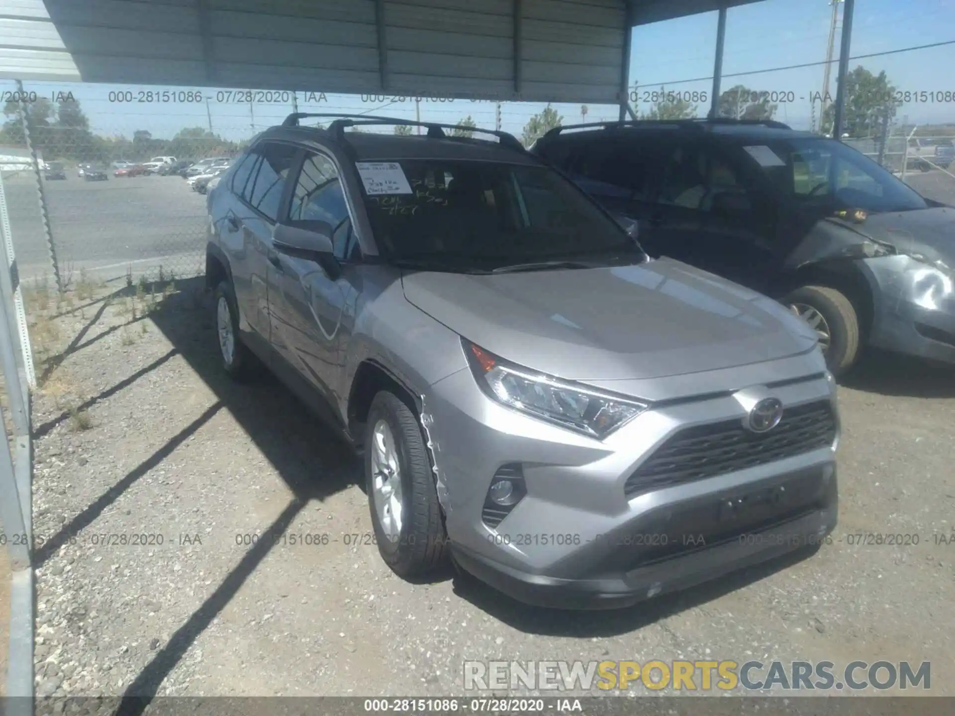 1 Photograph of a damaged car 2T3W1RFV1LC049112 TOYOTA RAV4 2020