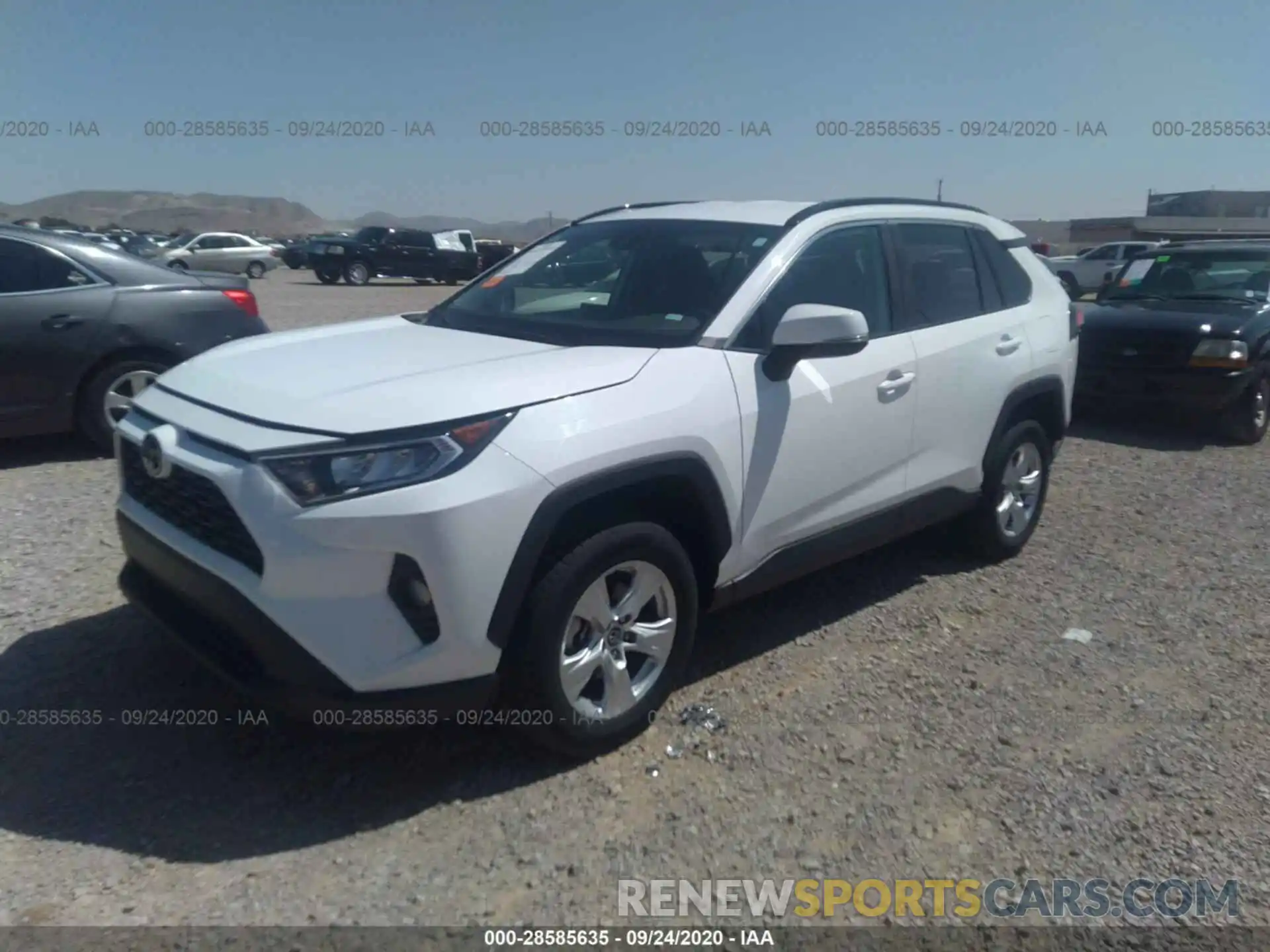 2 Photograph of a damaged car 2T3W1RFV1LC051166 TOYOTA RAV4 2020