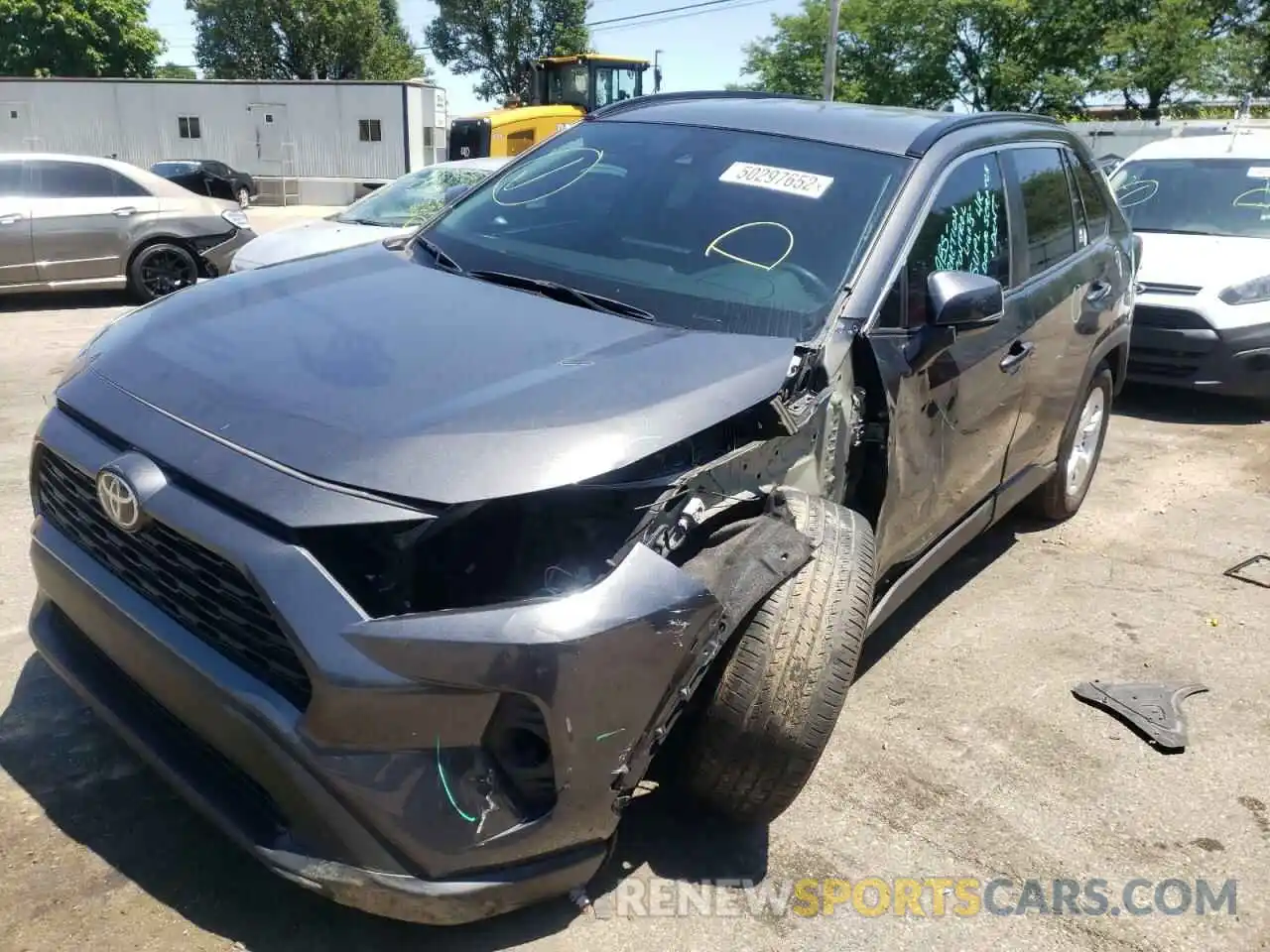 2 Photograph of a damaged car 2T3W1RFV1LC052348 TOYOTA RAV4 2020