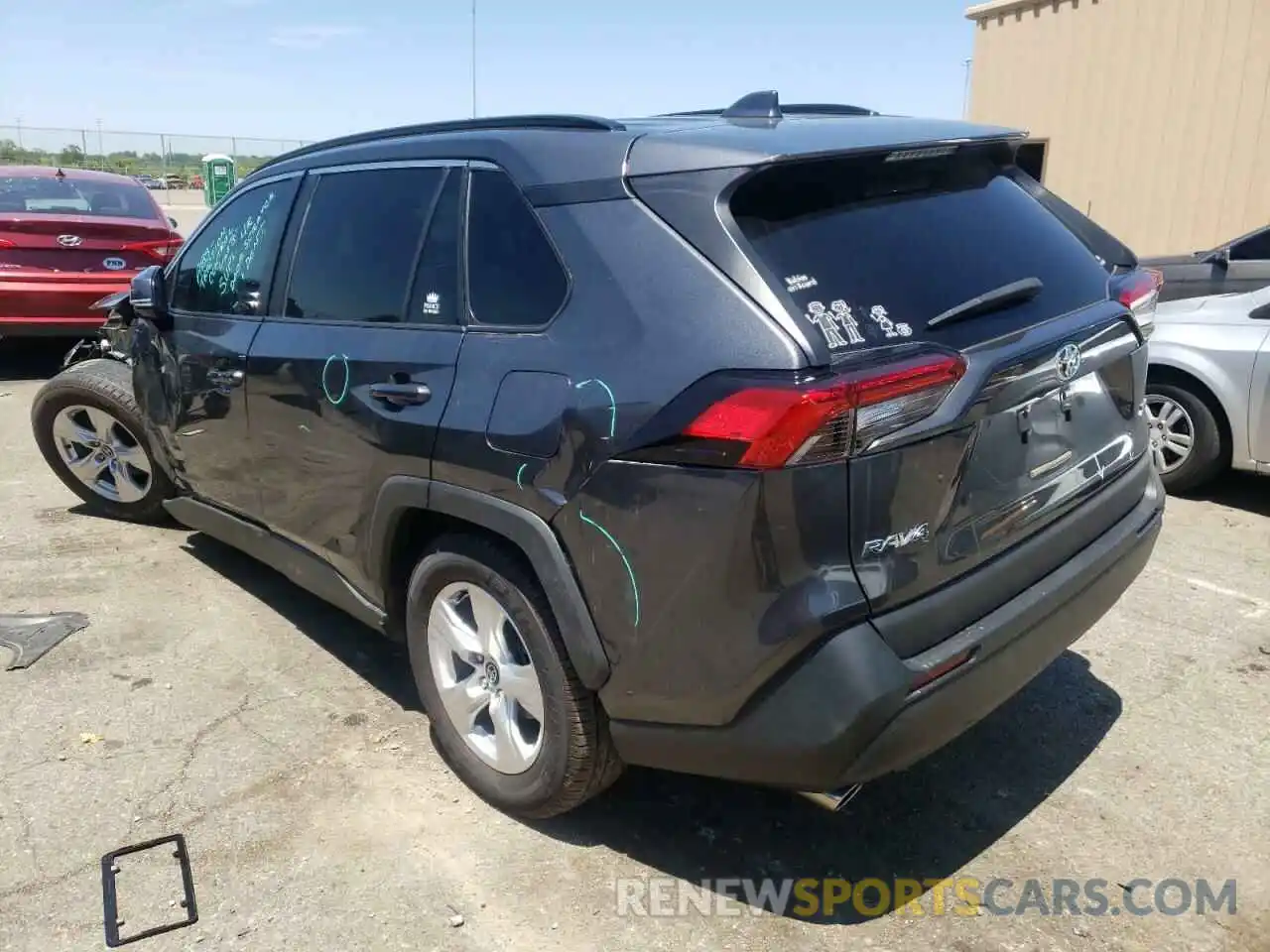 3 Photograph of a damaged car 2T3W1RFV1LC052348 TOYOTA RAV4 2020