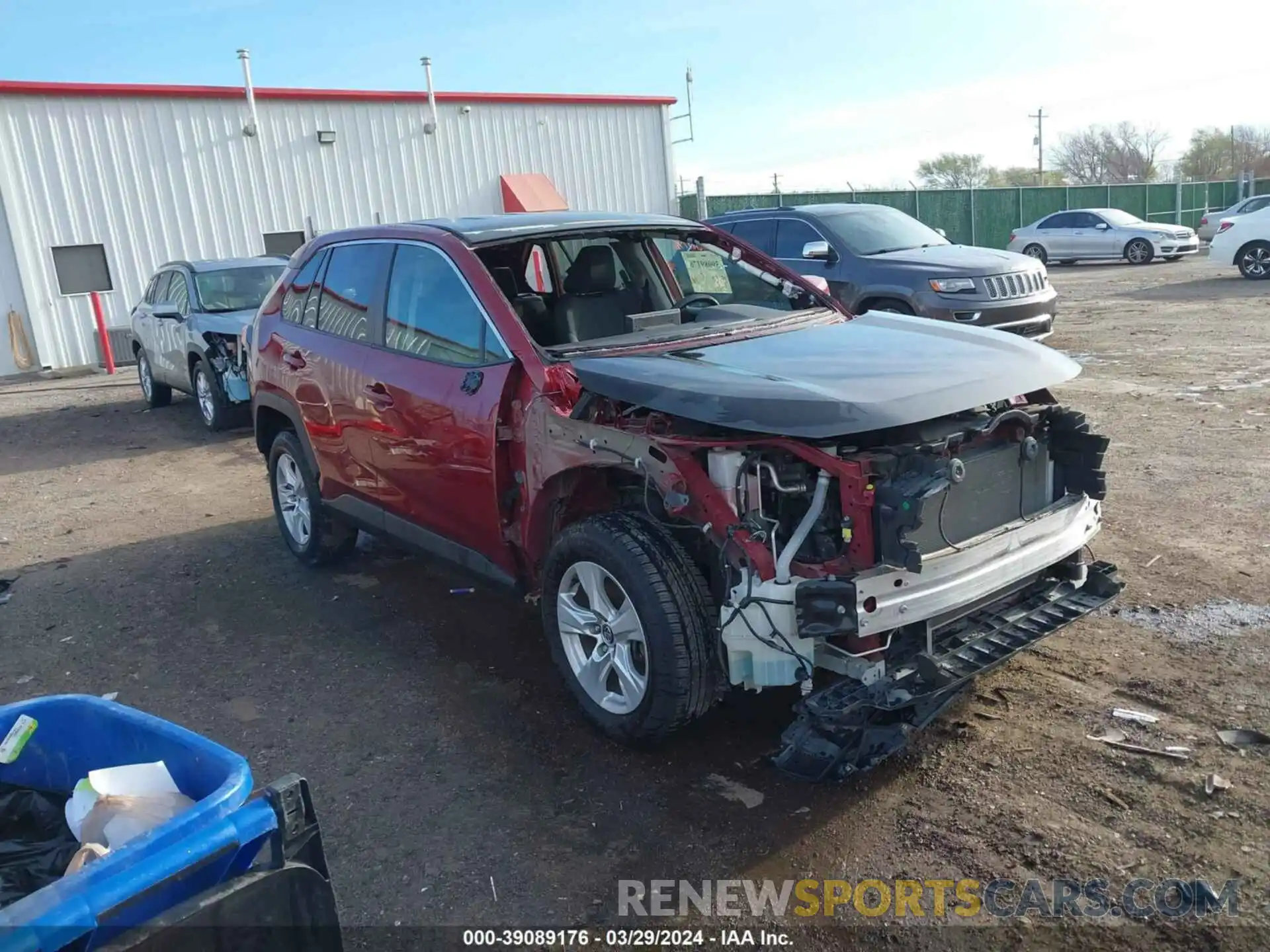 1 Photograph of a damaged car 2T3W1RFV1LC055184 TOYOTA RAV4 2020