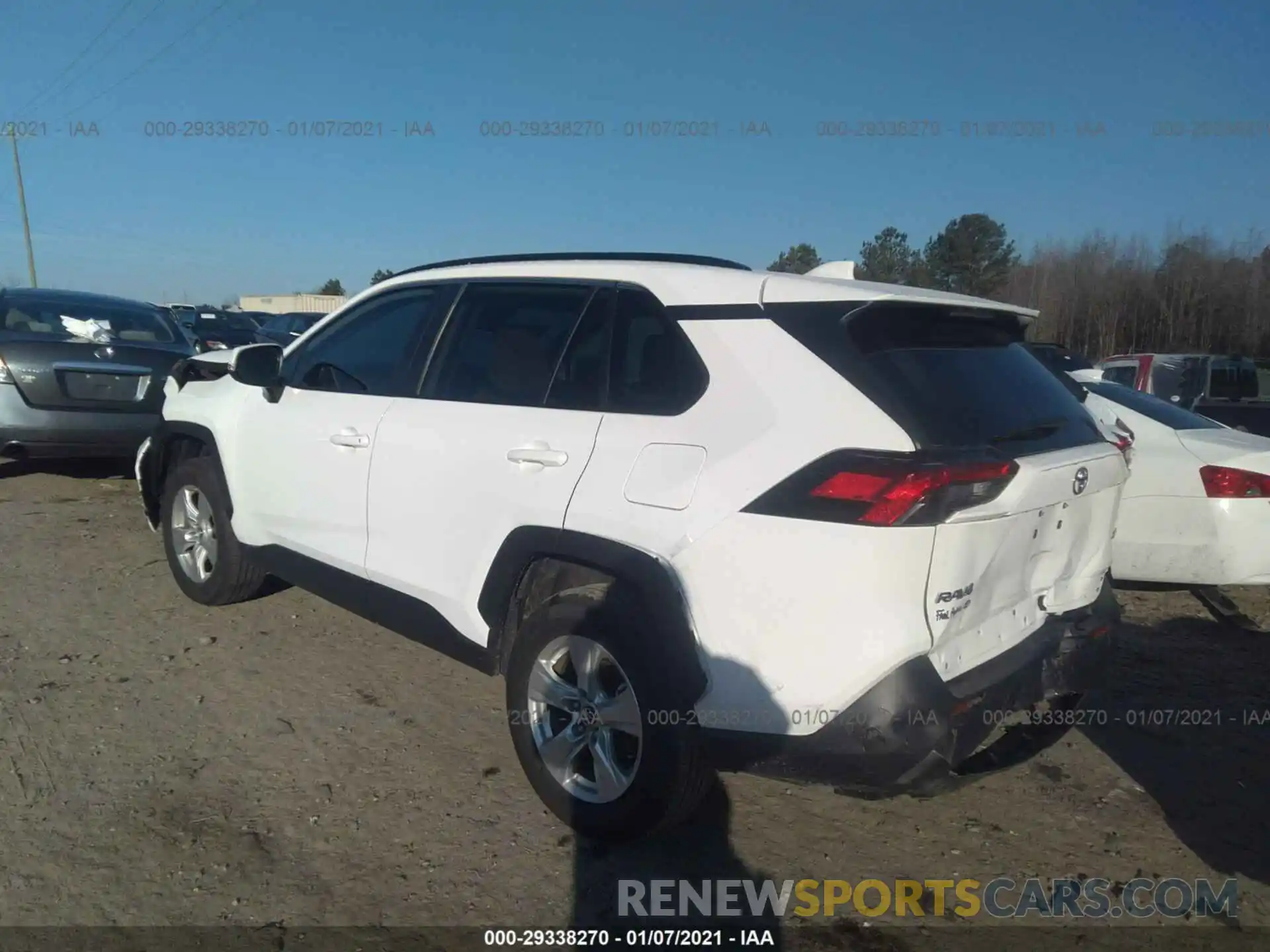 3 Photograph of a damaged car 2T3W1RFV1LC055749 TOYOTA RAV4 2020