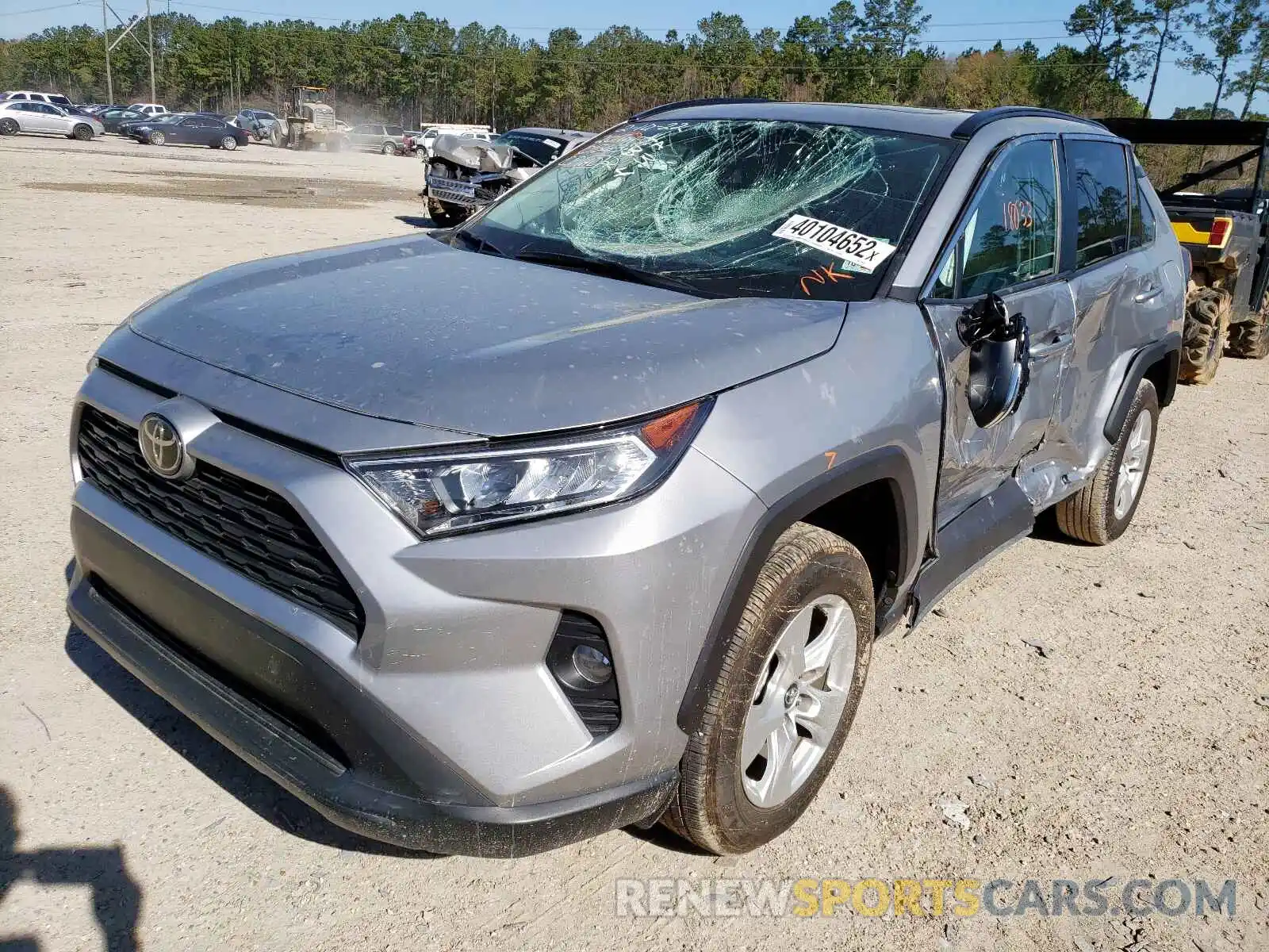 2 Photograph of a damaged car 2T3W1RFV1LC056383 TOYOTA RAV4 2020