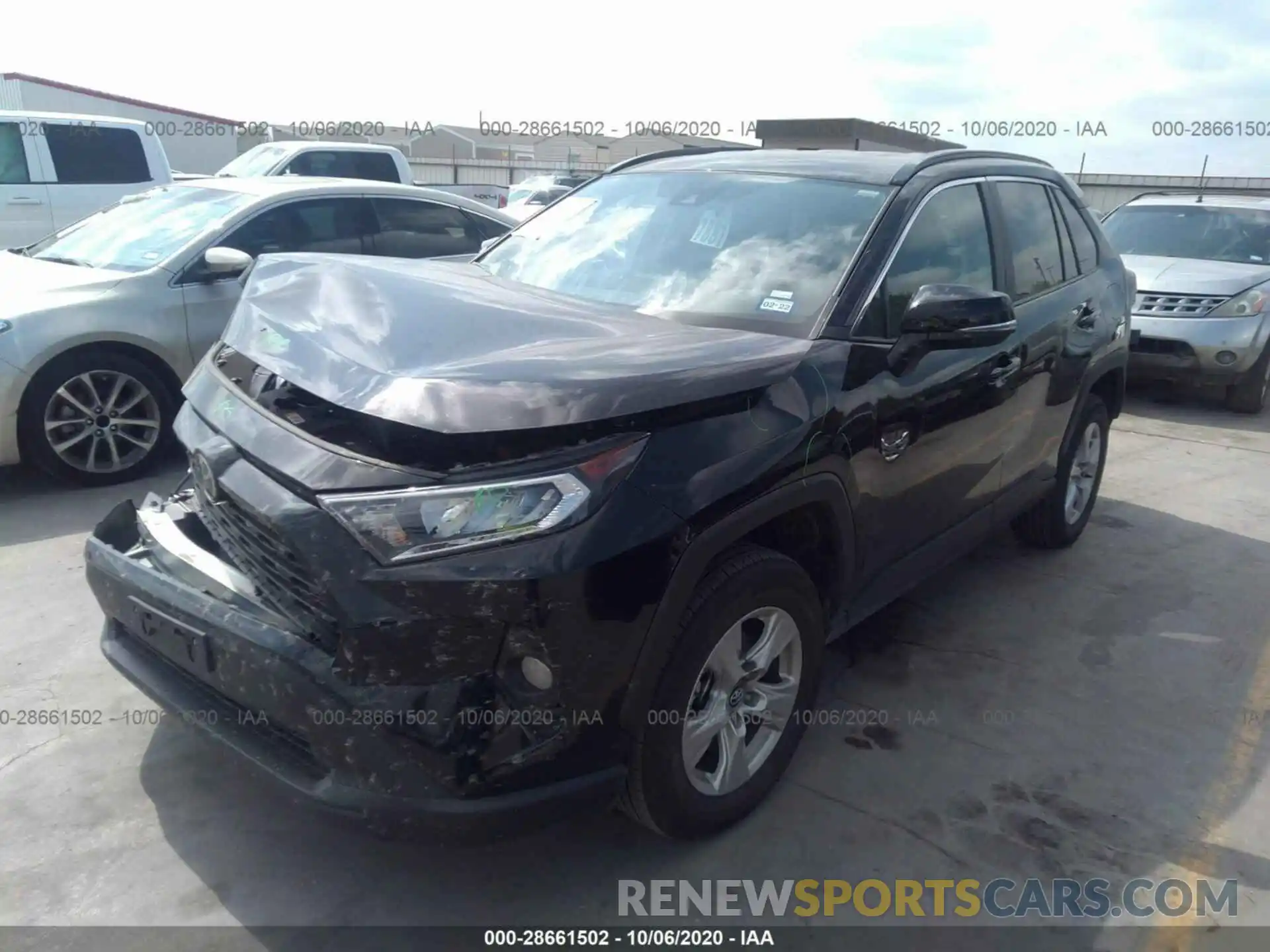 2 Photograph of a damaged car 2T3W1RFV1LC056545 TOYOTA RAV4 2020