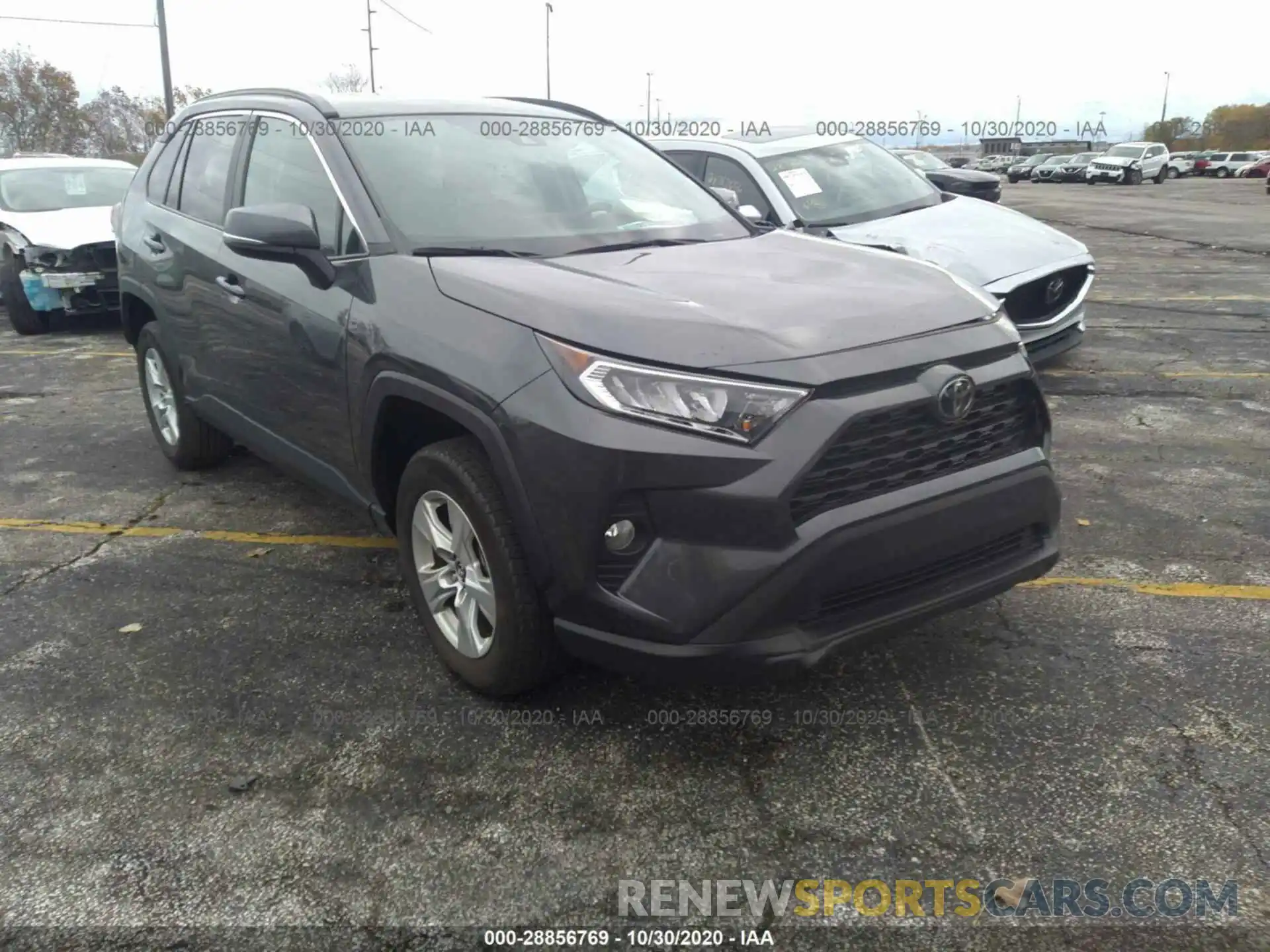 1 Photograph of a damaged car 2T3W1RFV1LC056898 TOYOTA RAV4 2020