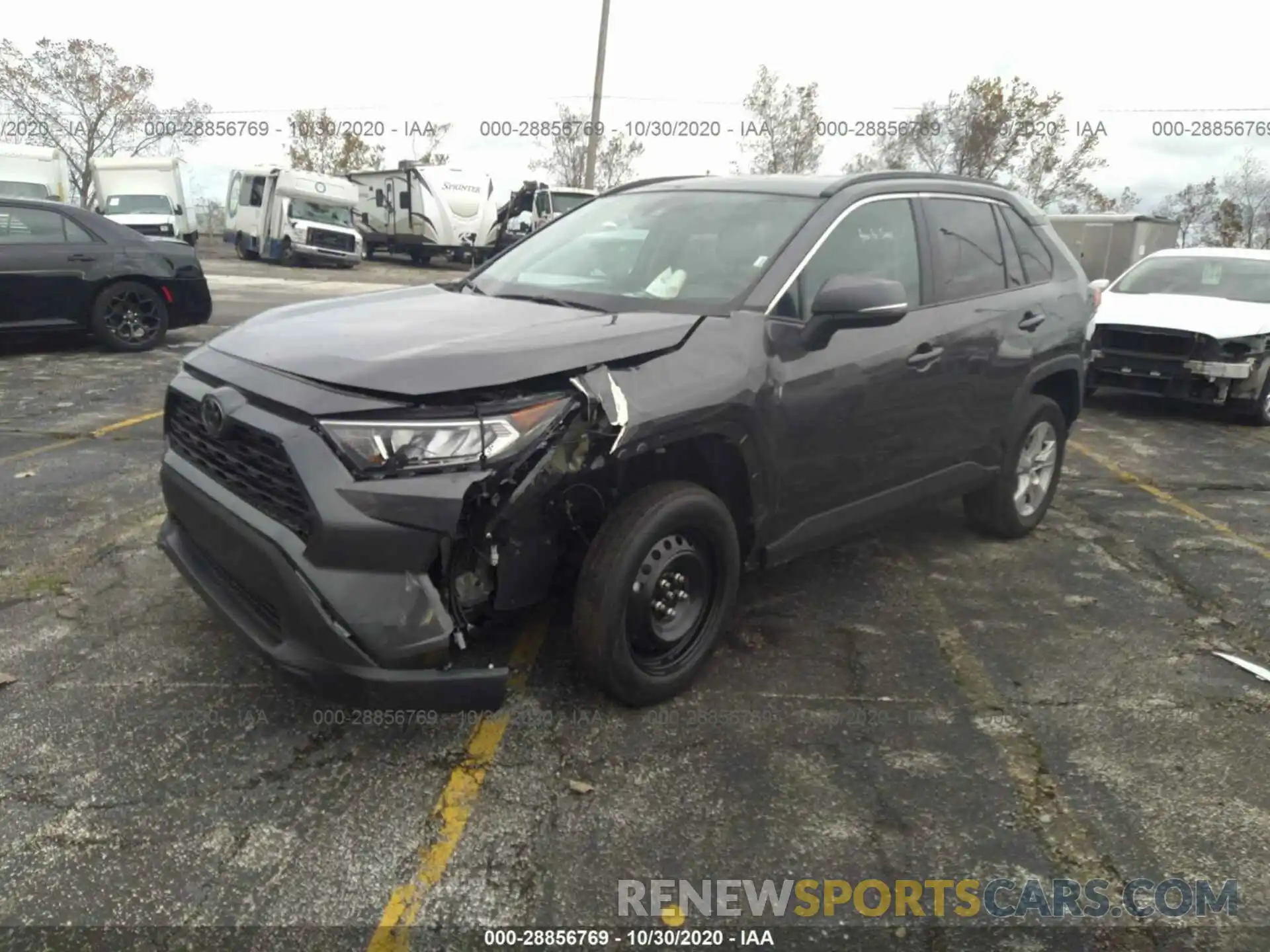 2 Photograph of a damaged car 2T3W1RFV1LC056898 TOYOTA RAV4 2020