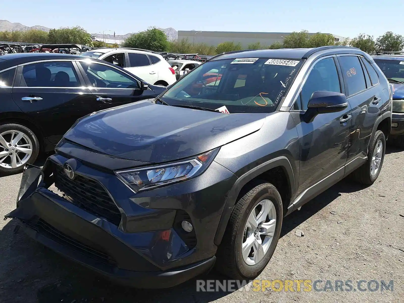 2 Photograph of a damaged car 2T3W1RFV1LC059851 TOYOTA RAV4 2020