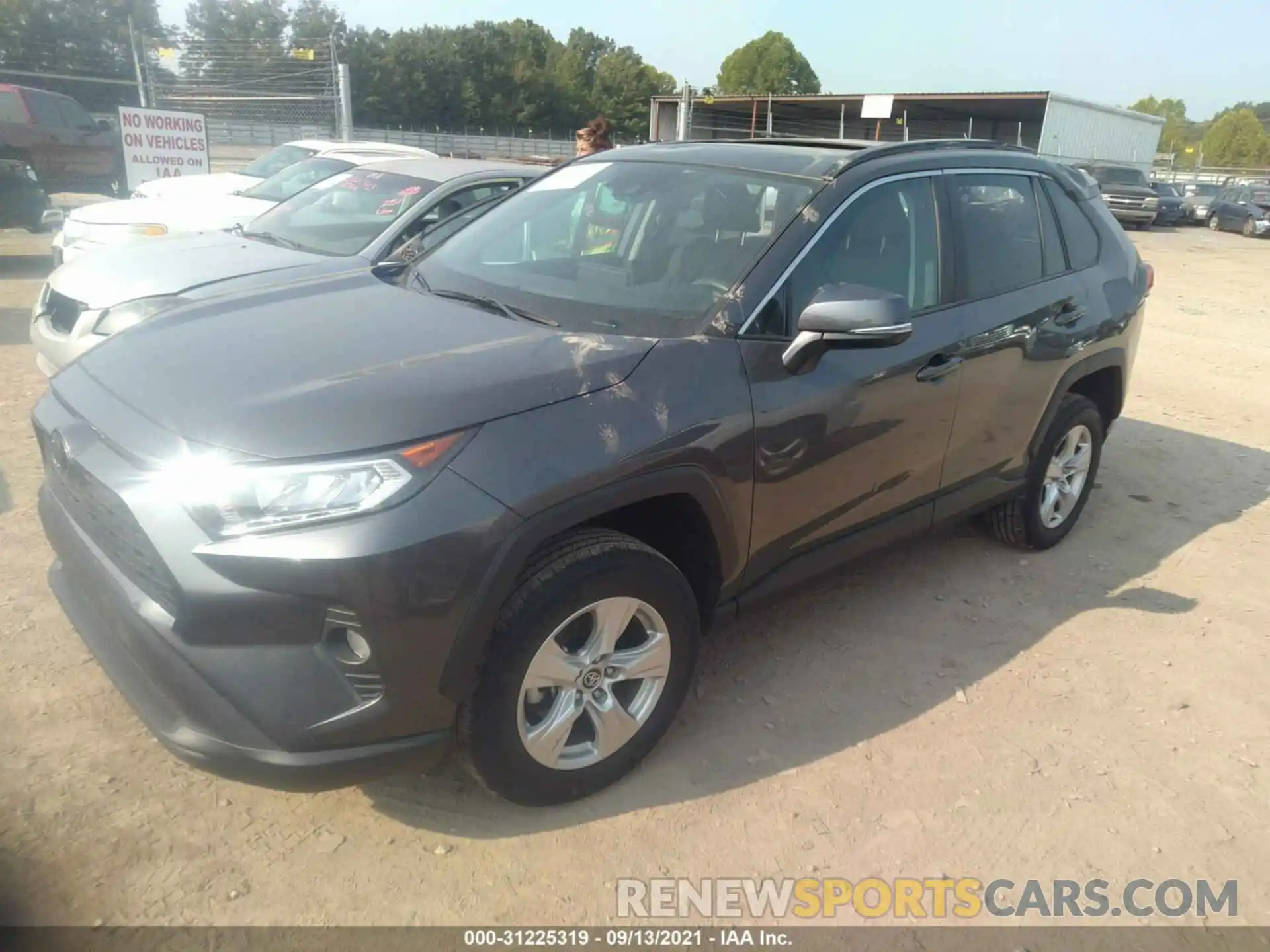 2 Photograph of a damaged car 2T3W1RFV1LC073510 TOYOTA RAV4 2020