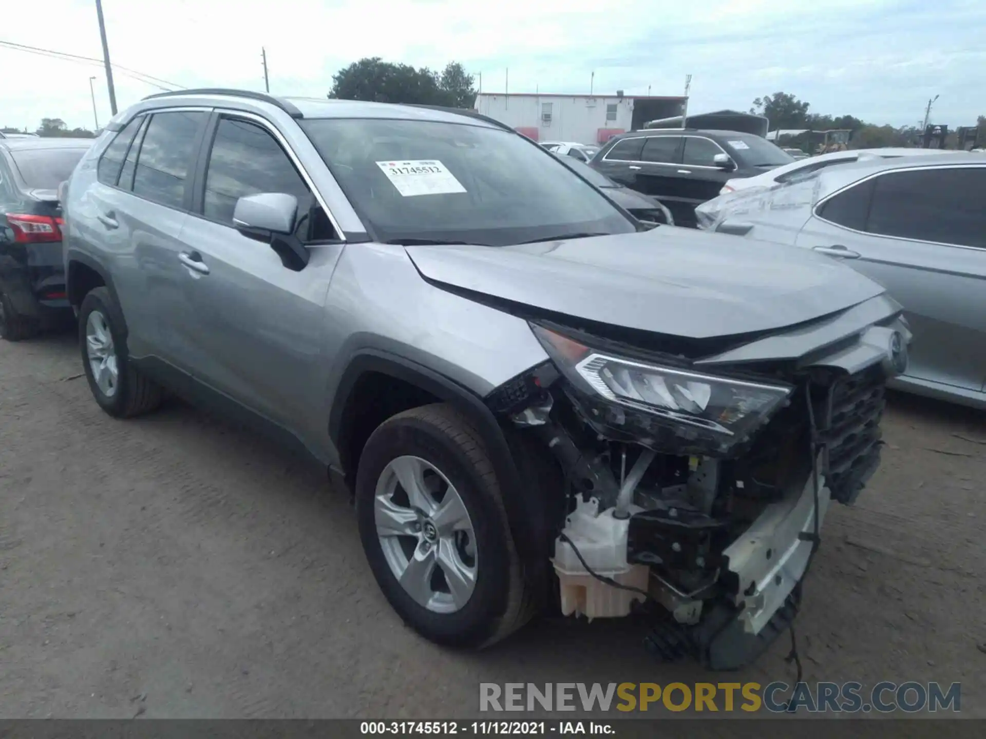 1 Photograph of a damaged car 2T3W1RFV1LC075872 TOYOTA RAV4 2020