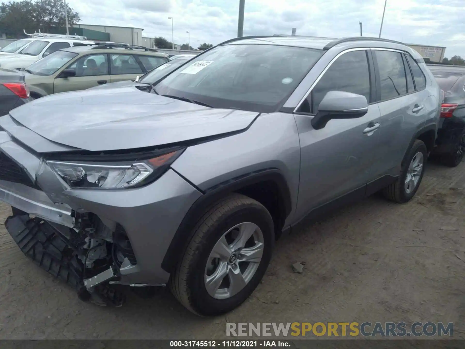 2 Photograph of a damaged car 2T3W1RFV1LC075872 TOYOTA RAV4 2020