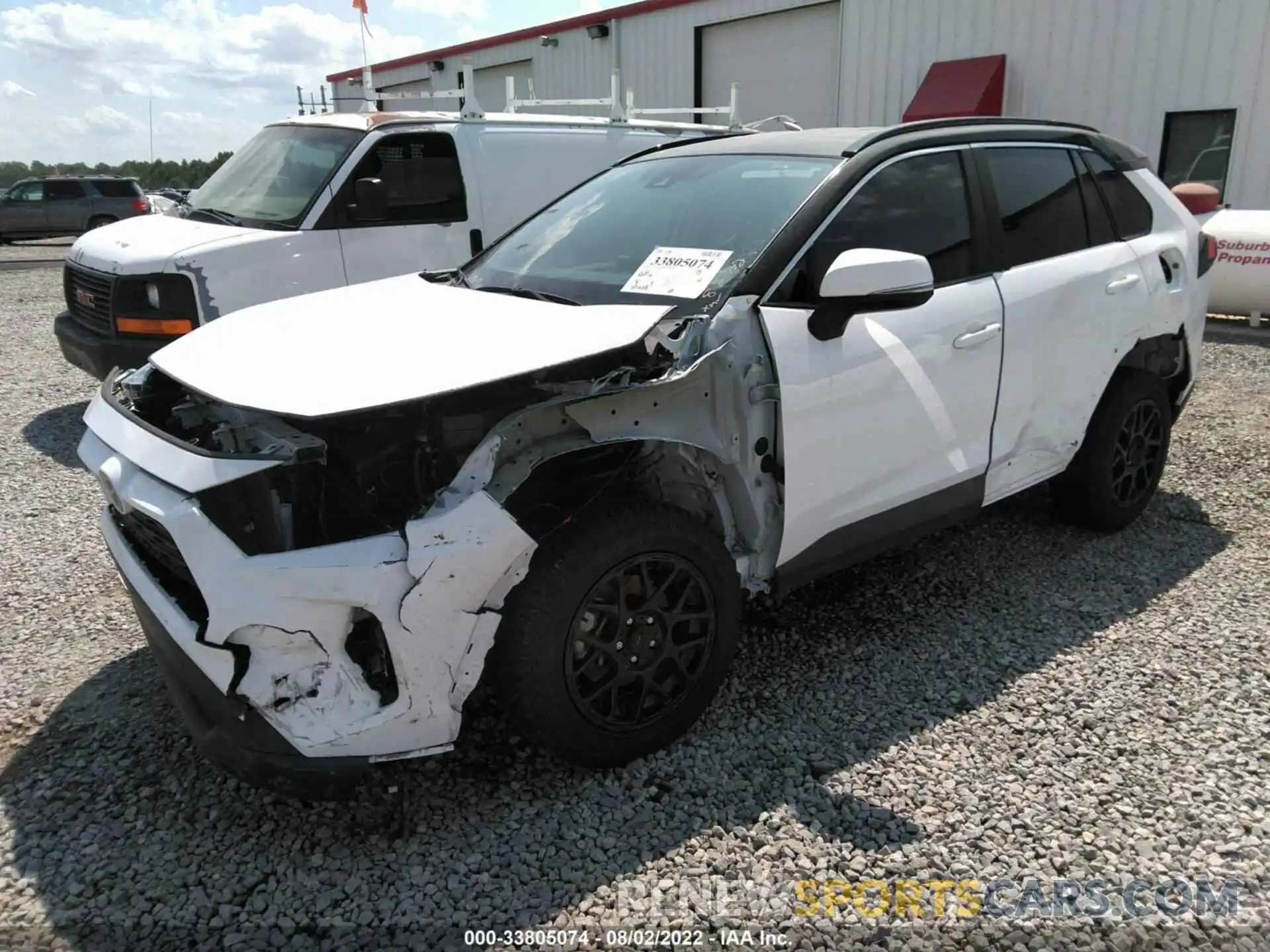 2 Photograph of a damaged car 2T3W1RFV1LC076164 TOYOTA RAV4 2020