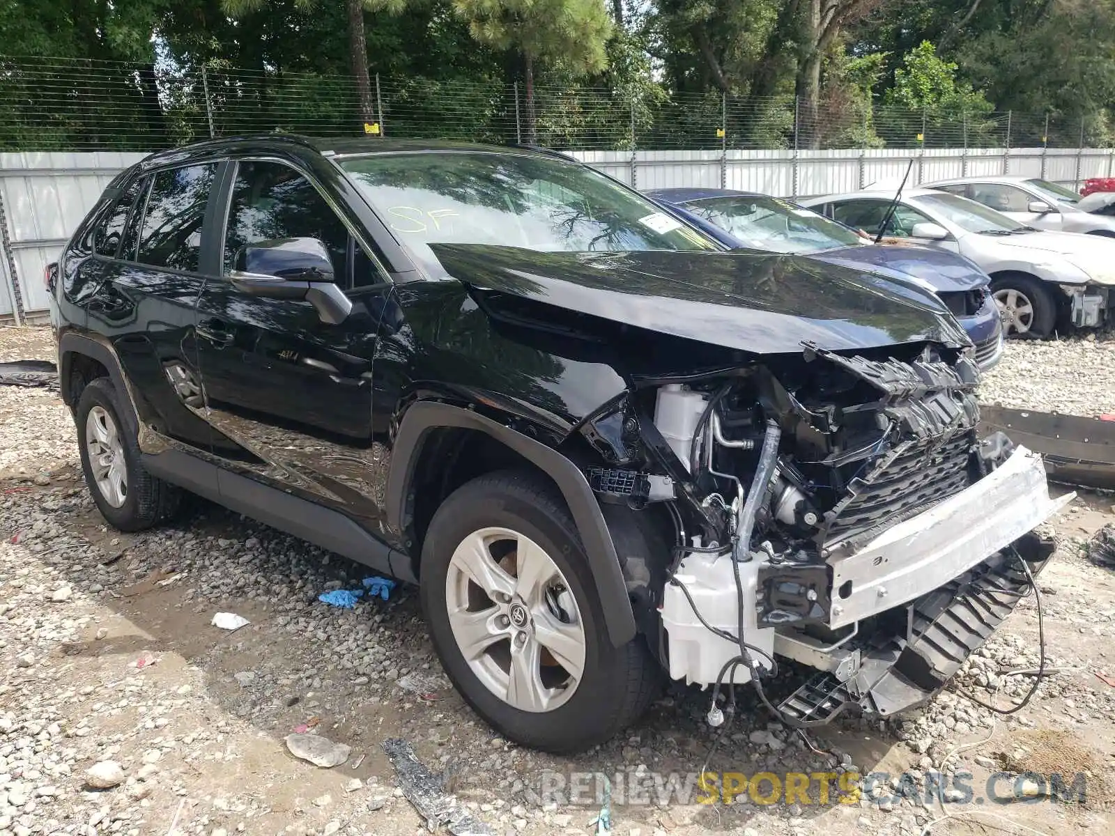 1 Photograph of a damaged car 2T3W1RFV1LC078254 TOYOTA RAV4 2020