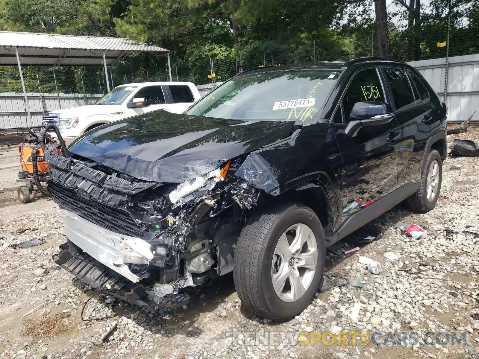 2 Photograph of a damaged car 2T3W1RFV1LC078254 TOYOTA RAV4 2020