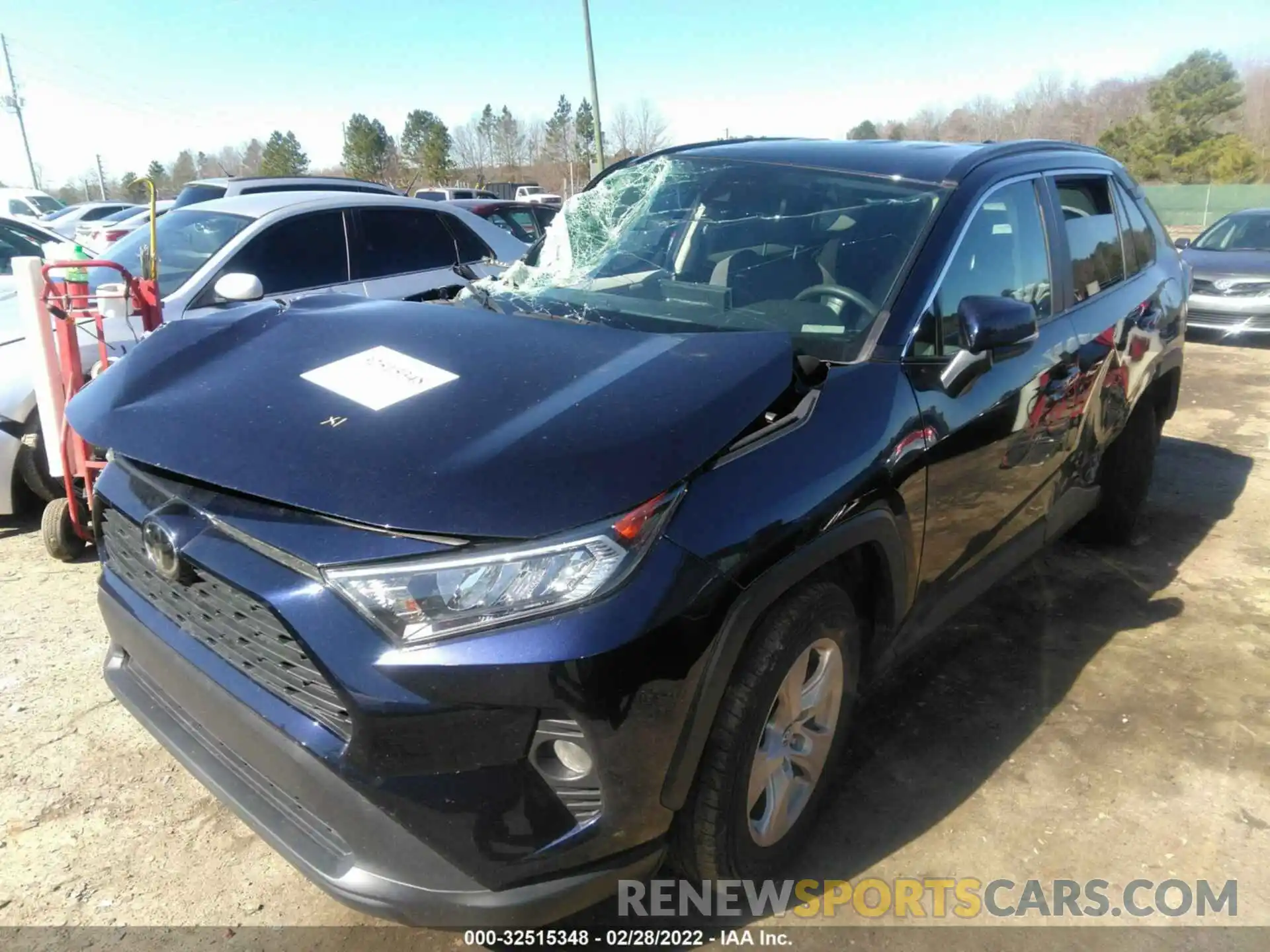 2 Photograph of a damaged car 2T3W1RFV1LC080134 TOYOTA RAV4 2020