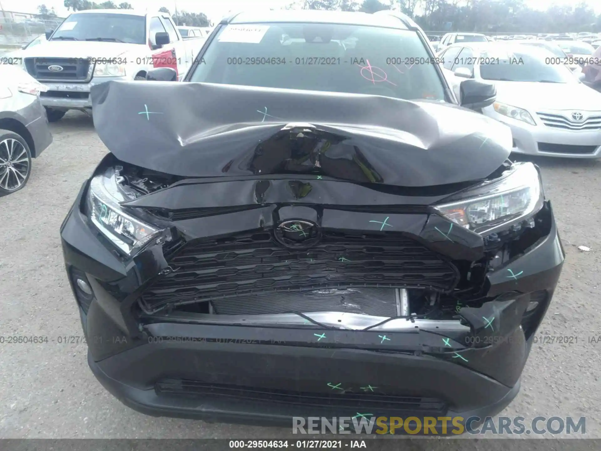 6 Photograph of a damaged car 2T3W1RFV1LC081154 TOYOTA RAV4 2020