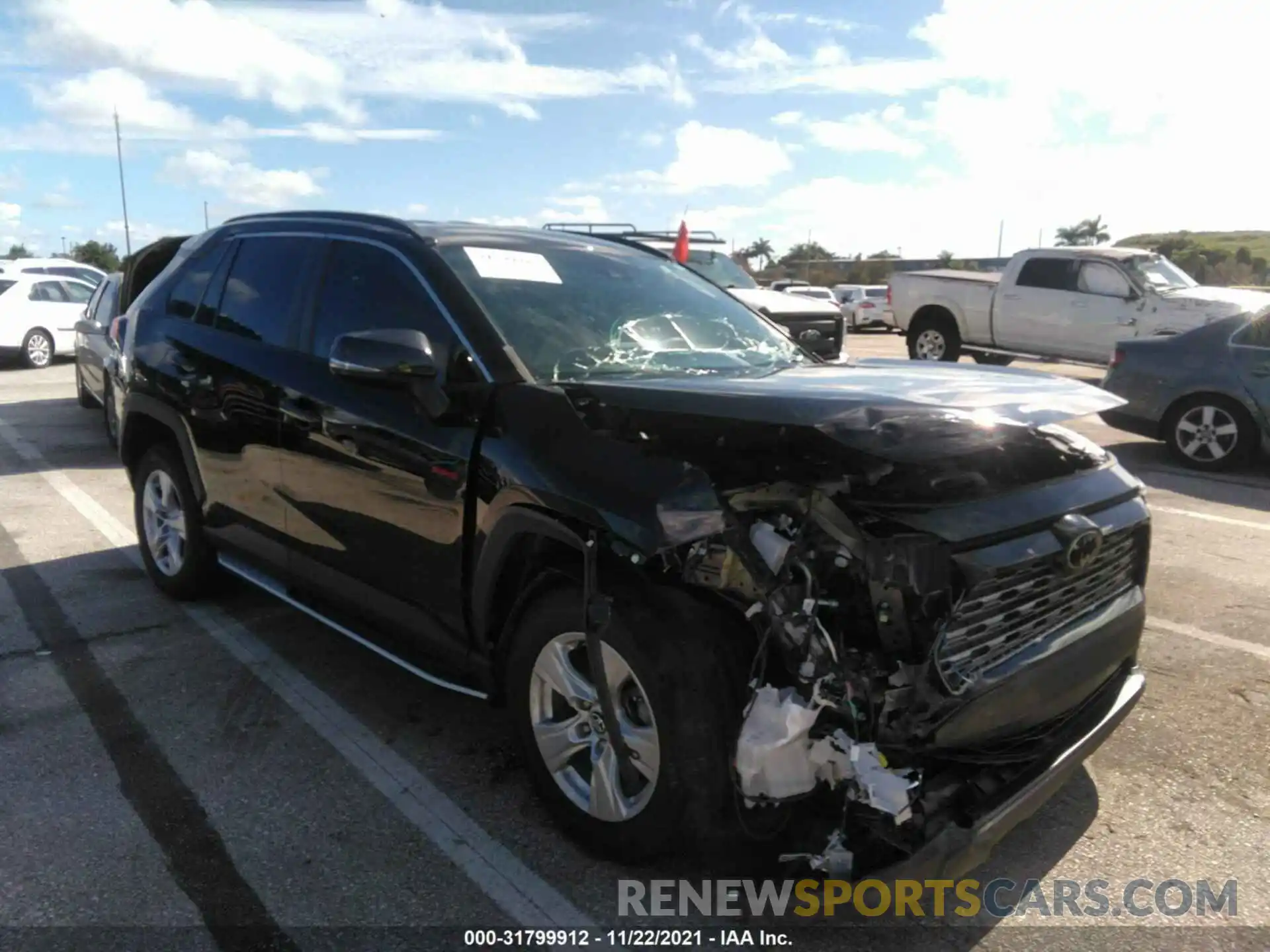 1 Photograph of a damaged car 2T3W1RFV1LW058603 TOYOTA RAV4 2020