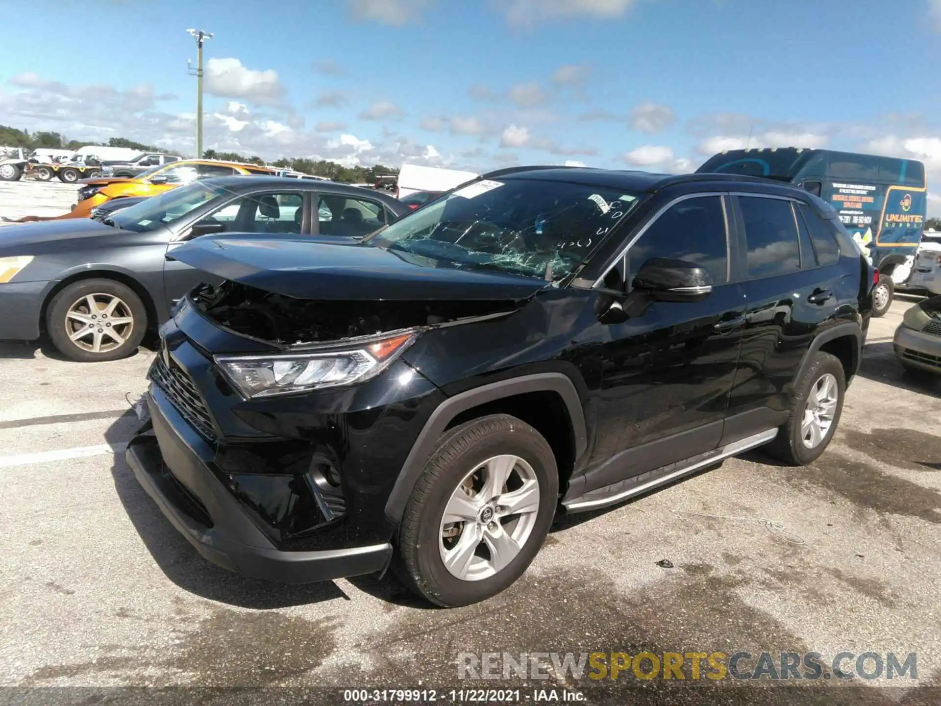 2 Photograph of a damaged car 2T3W1RFV1LW058603 TOYOTA RAV4 2020