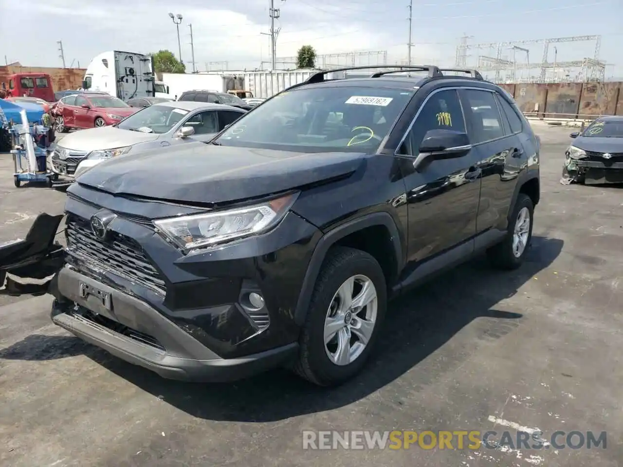 2 Фотография поврежденного автомобиля 2T3W1RFV1LW068046 TOYOTA RAV4 2020