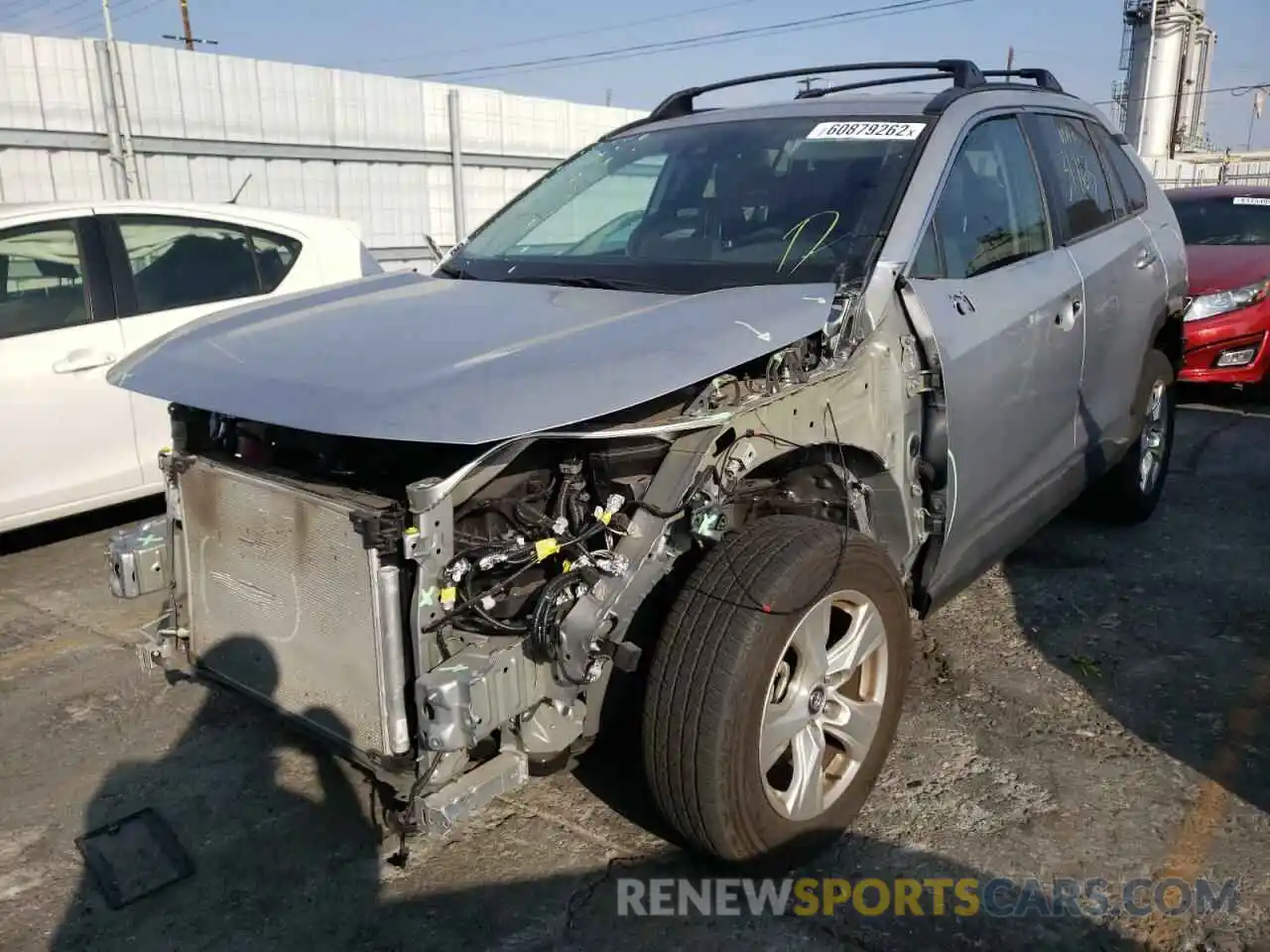 2 Photograph of a damaged car 2T3W1RFV1LW097188 TOYOTA RAV4 2020