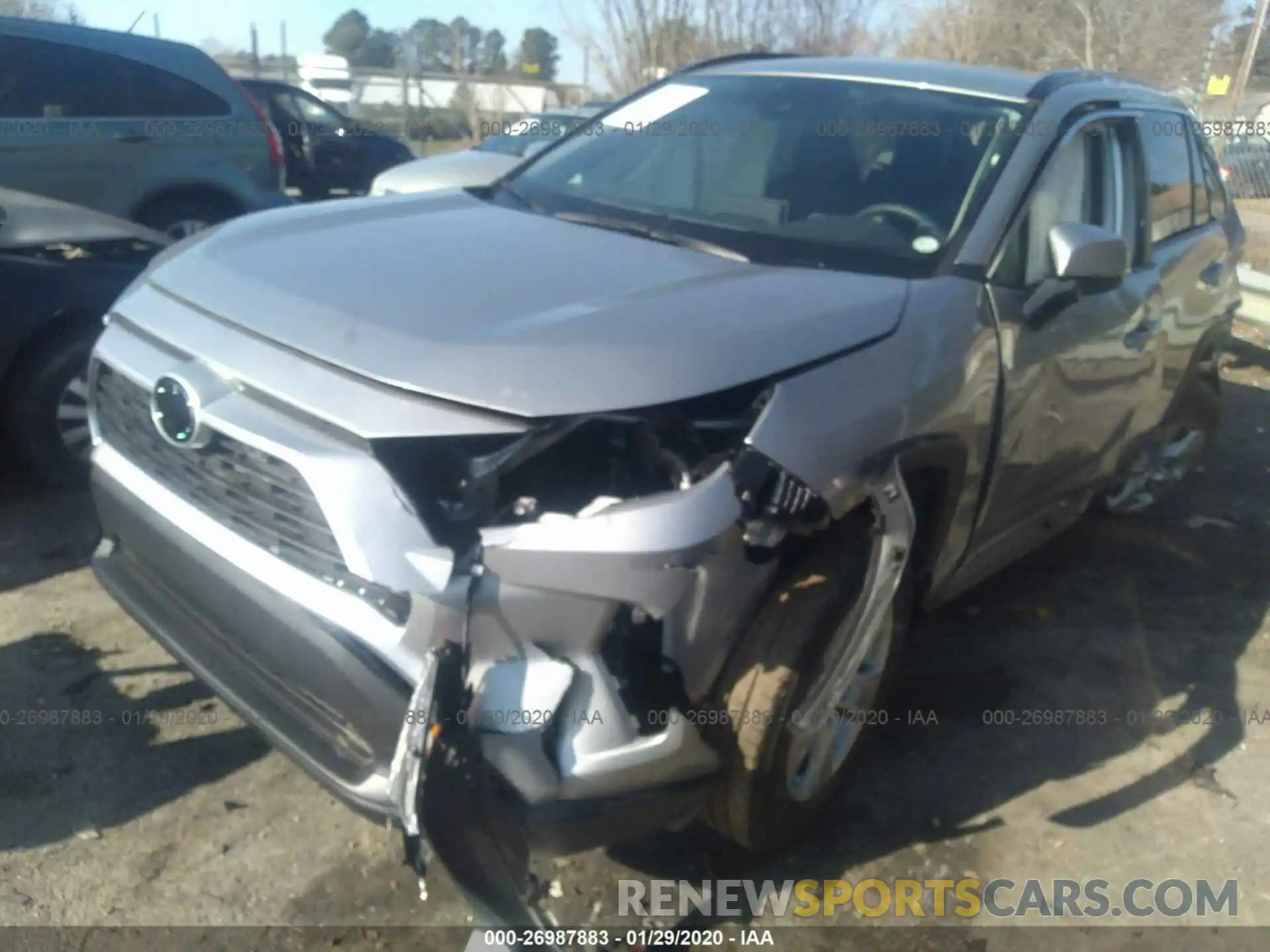 2 Photograph of a damaged car 2T3W1RFV2LC034070 TOYOTA RAV4 2020