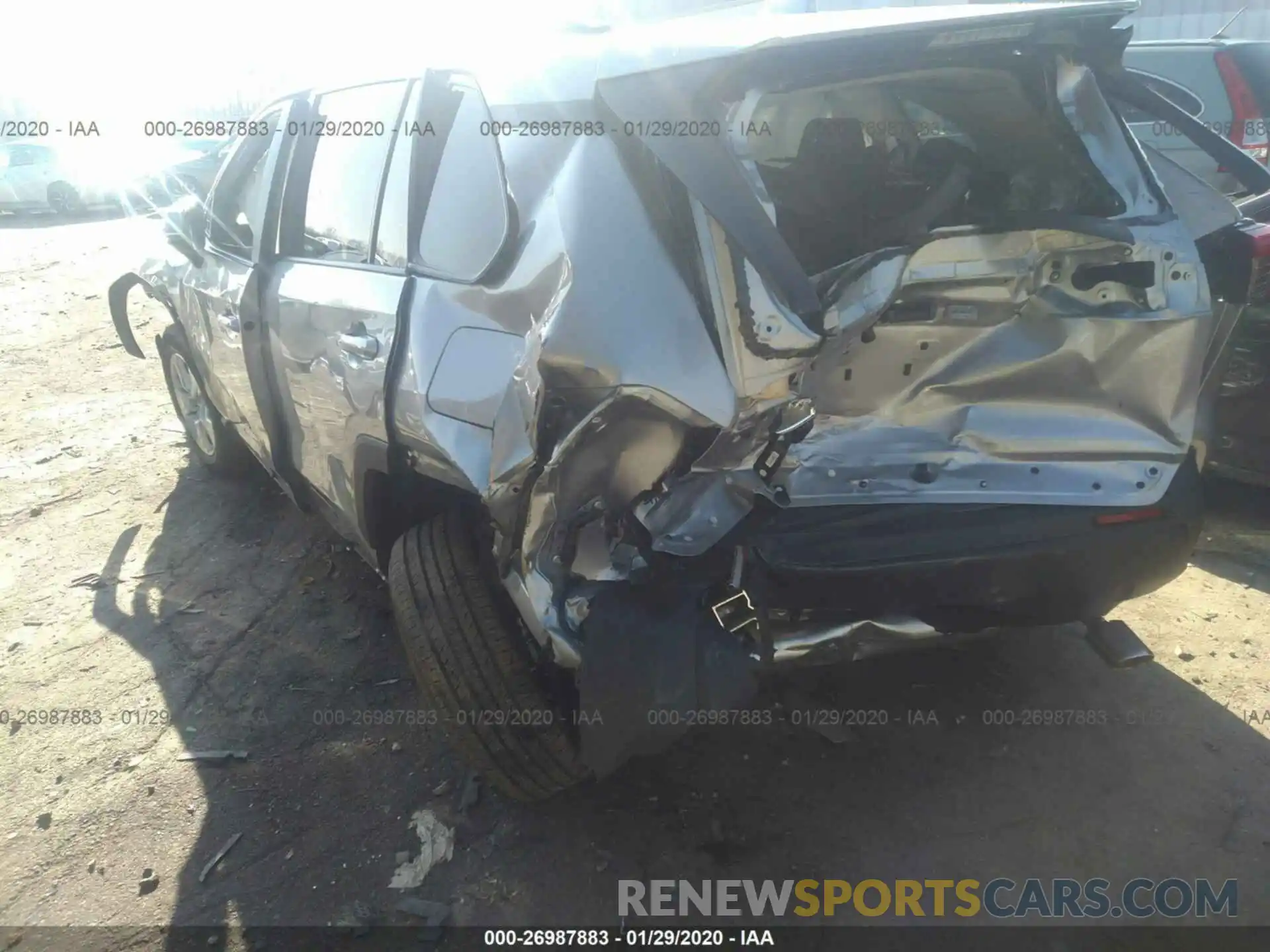 3 Photograph of a damaged car 2T3W1RFV2LC034070 TOYOTA RAV4 2020